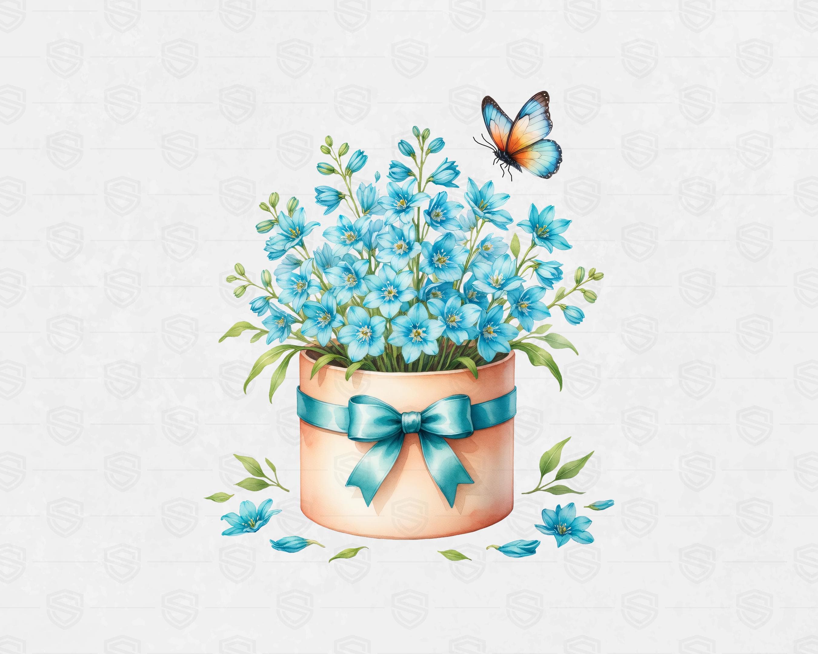 Watercolor rare spring flower clipart bundle featuring exotic botanical illustrations including lotus, orchid, and protea flowers in PNG format