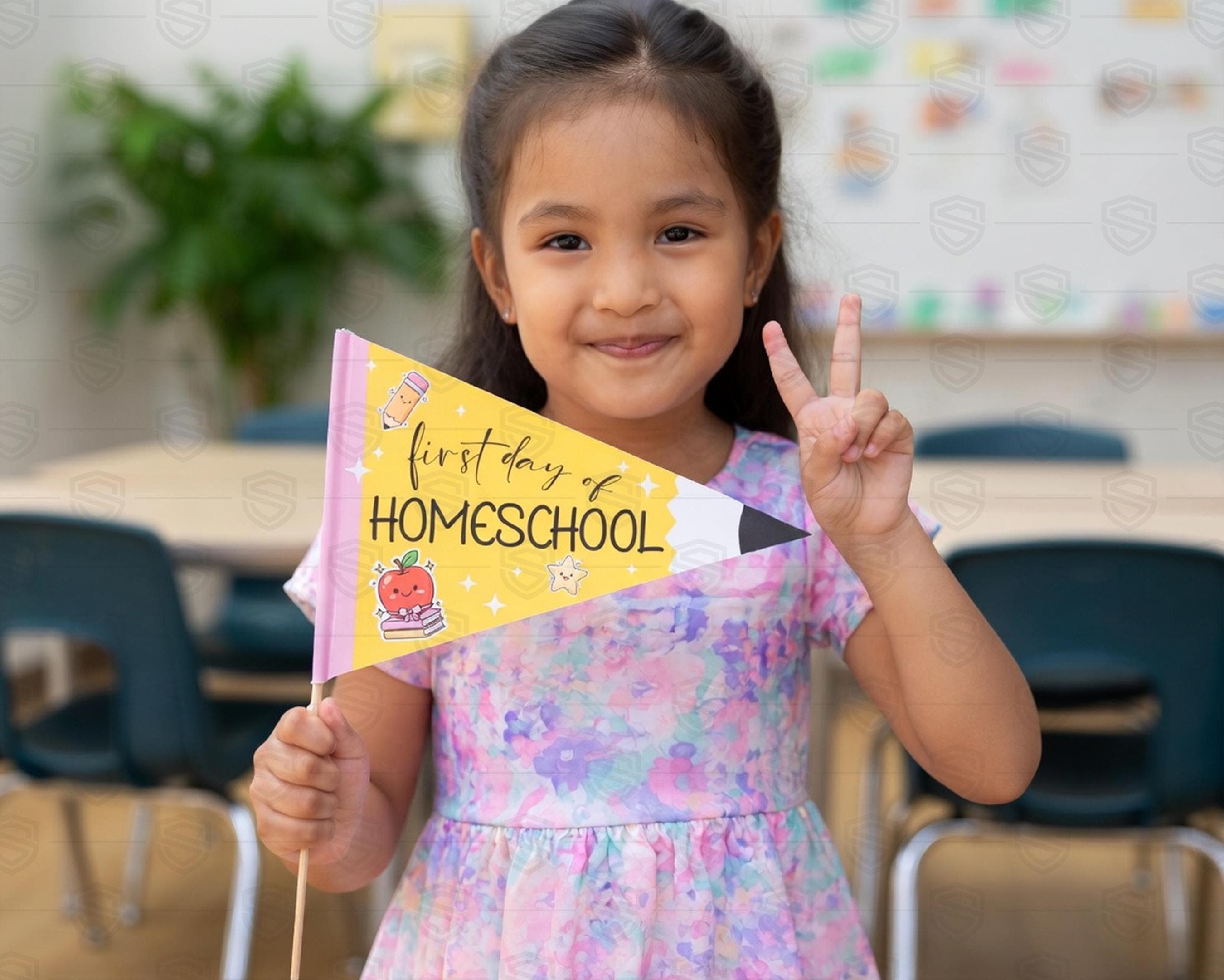 Back to School Printable Pennant Flags, Welcome Classroom Decor Kindergarten 1st to 5th Grade First Day of Pre-School - image 5