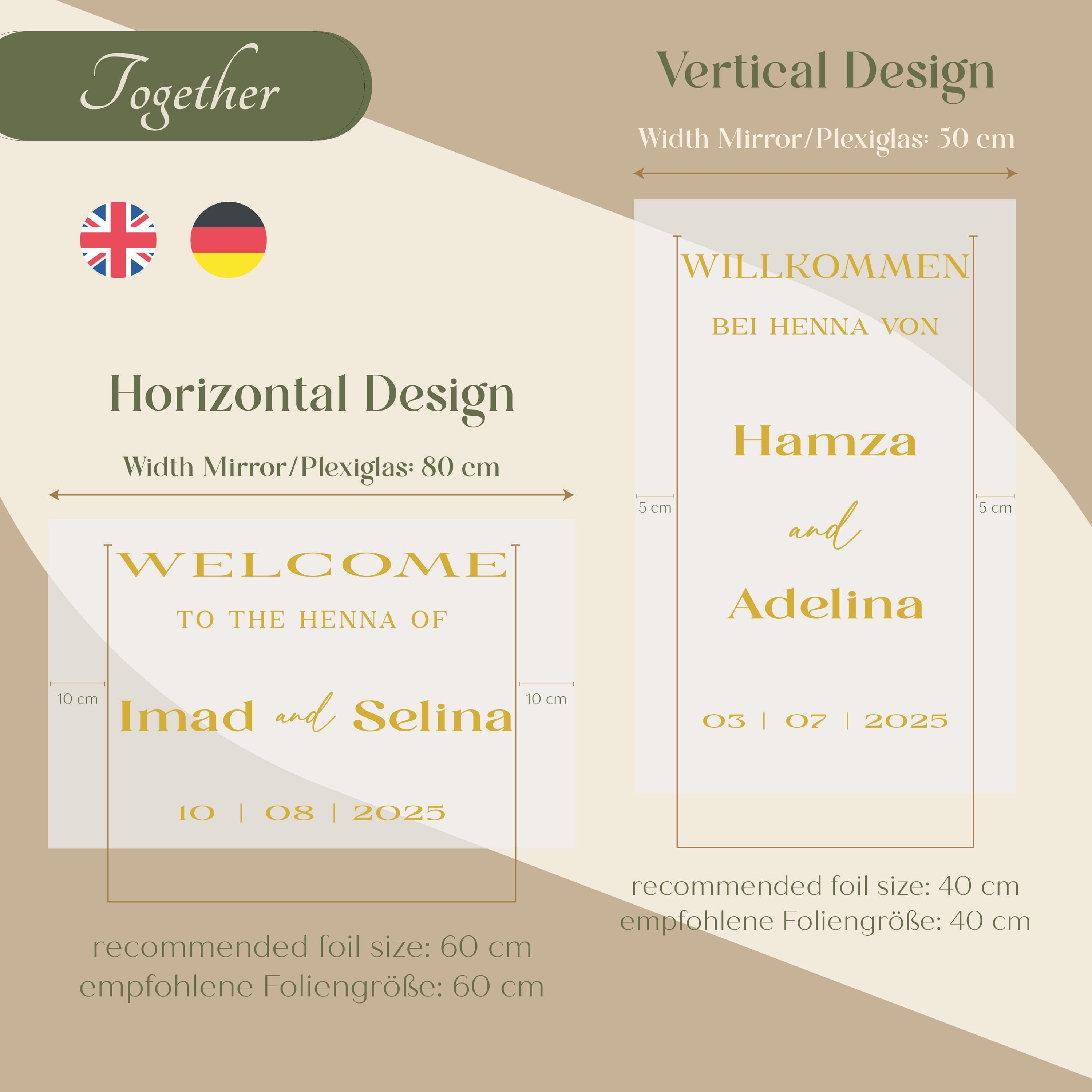 Henna Night  Stickers for Mirror, Acrylic plaques. Sign Decal Bundles Welcome to the Henna - image 4