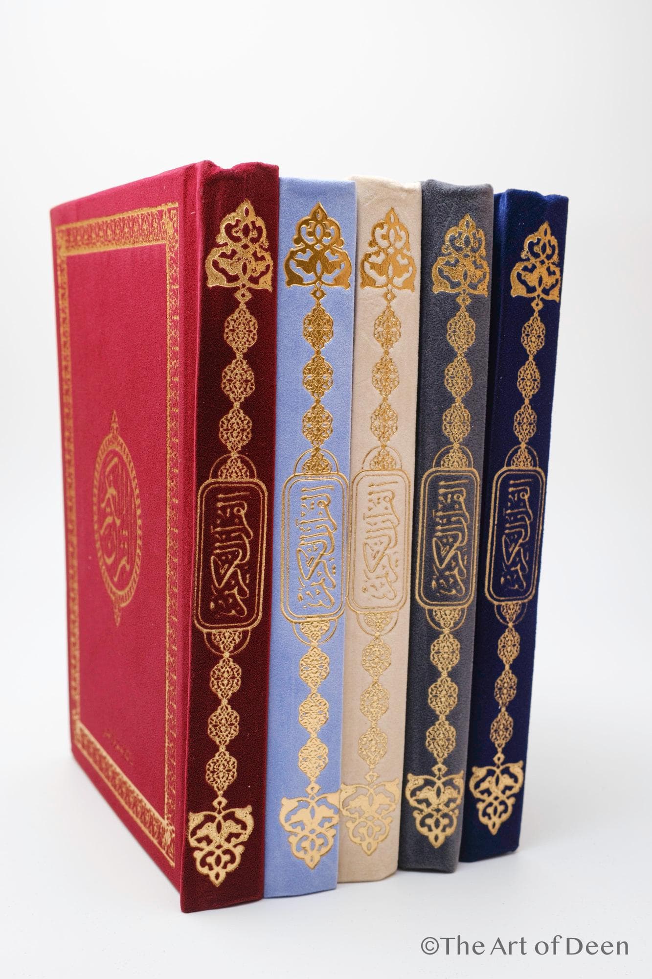 Elegant Velvet Qur’an with Gold details – Arabic Uthmani Script Edition - image 5