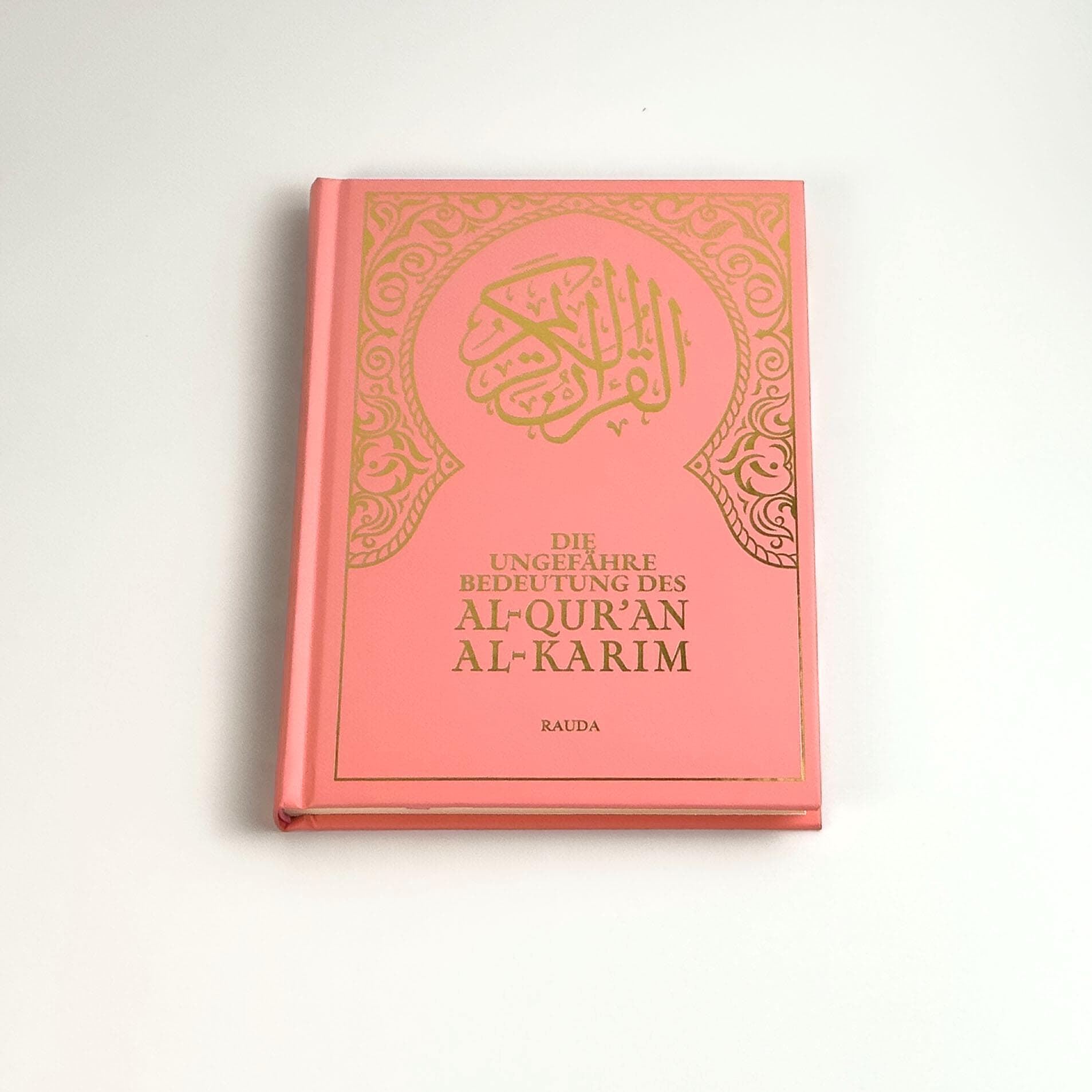 Koran in German: Rosé Hardcover with Gold Embossing - image 3