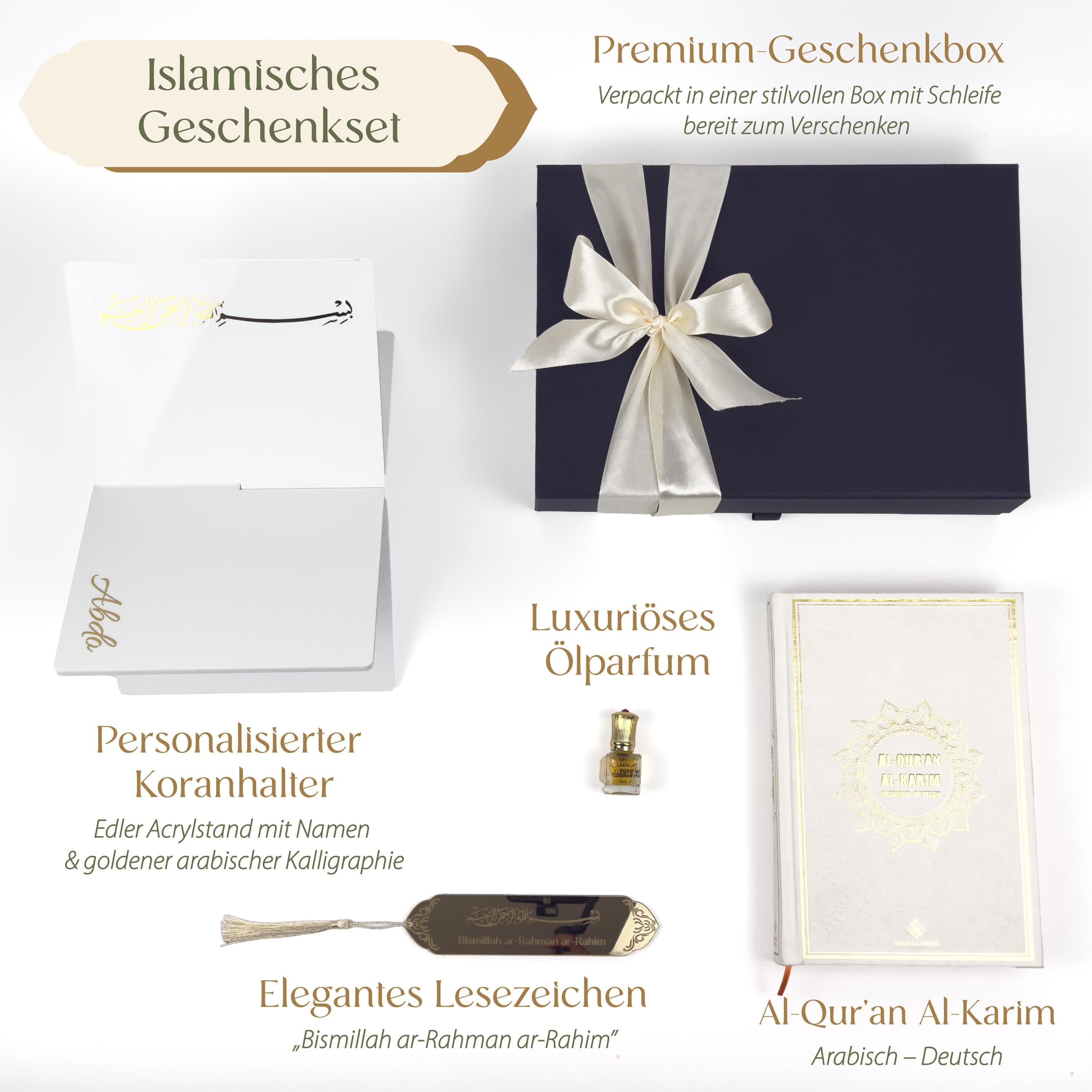 Casablanca Geschenkset – Quran Arabisch-Deutsch    – Perfekt für Ramadan, Eid, Nikah & Hochzeit - image 3