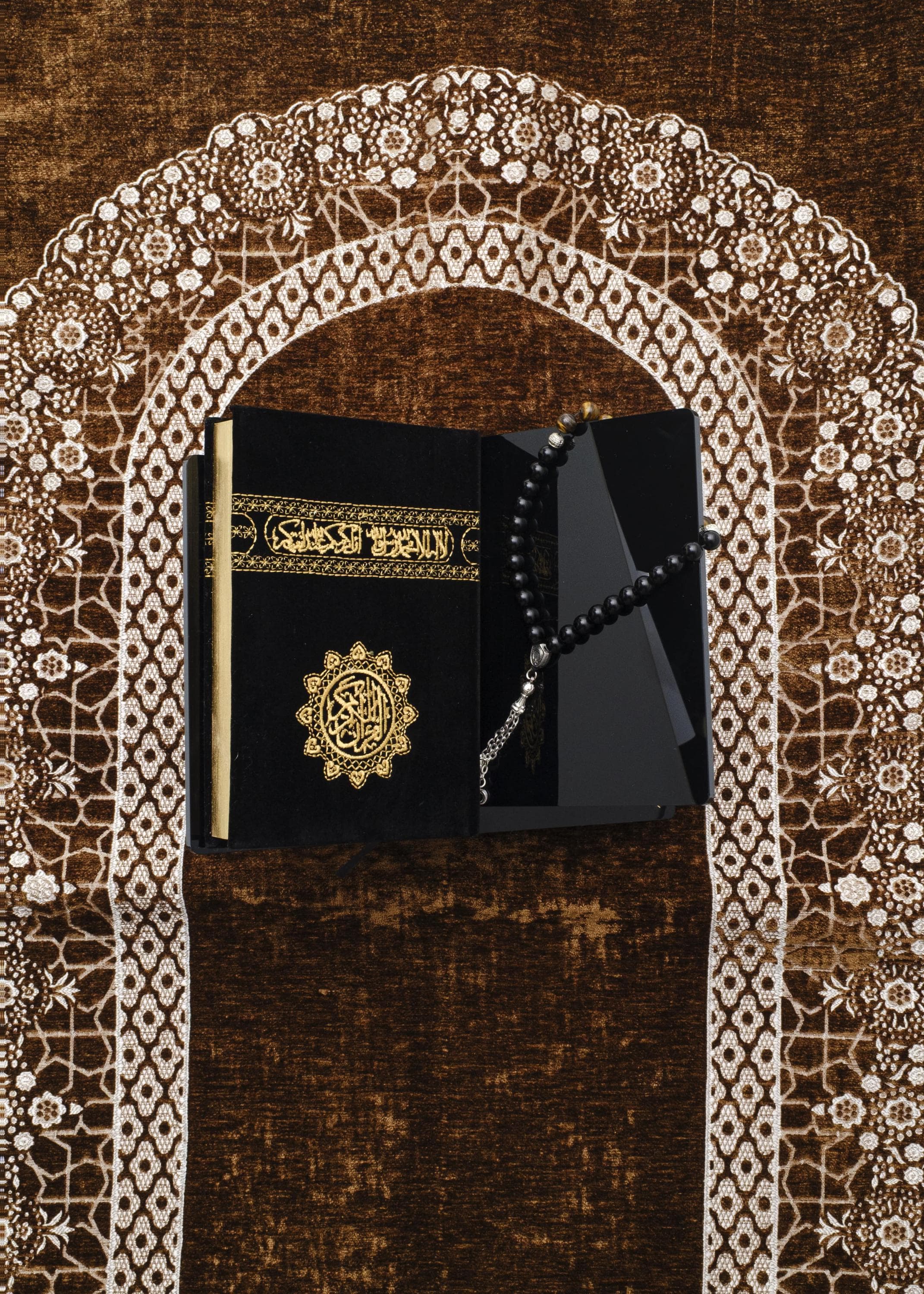 Luxury Prayer Rug Soft – Elegant & Lightly Padded Prayer Mat -Ramadan Gift - image 3
