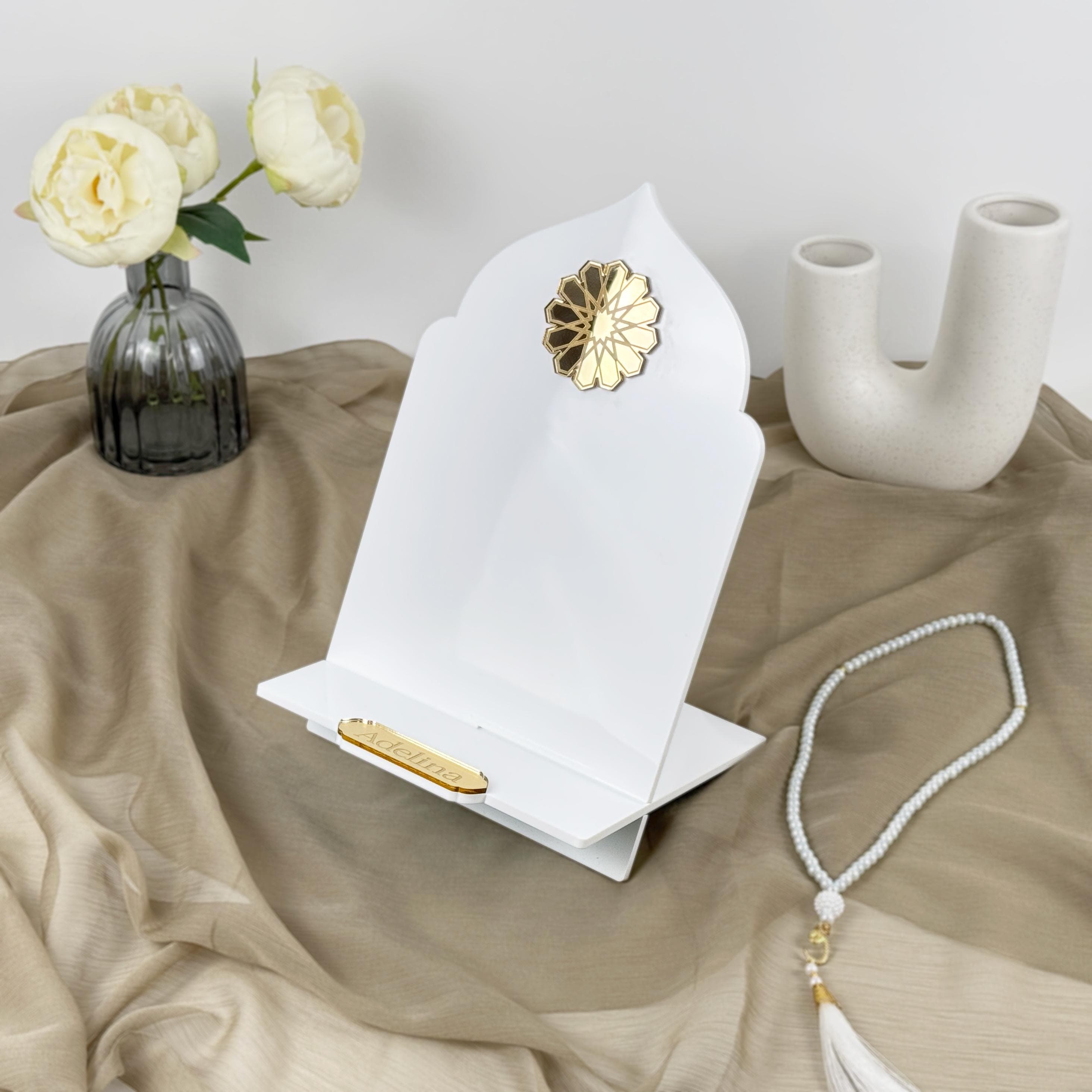 Qur’an Stand | Vertical Qur’an Holder – Elegant Islamic Home Decor & Gift
