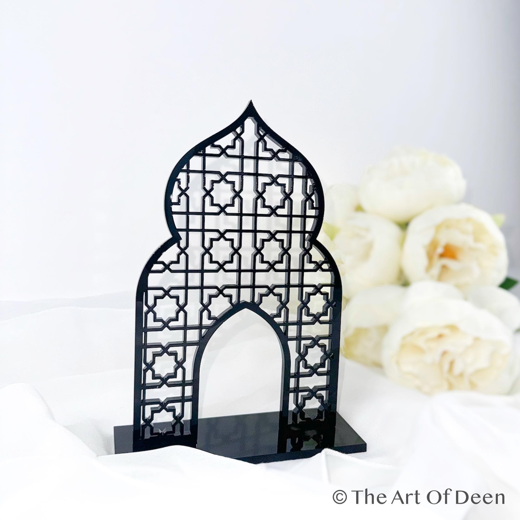 Elegant Acrylic Mosque Decor: Islamic Table Centerpiece, Handmade in Germany - image 3