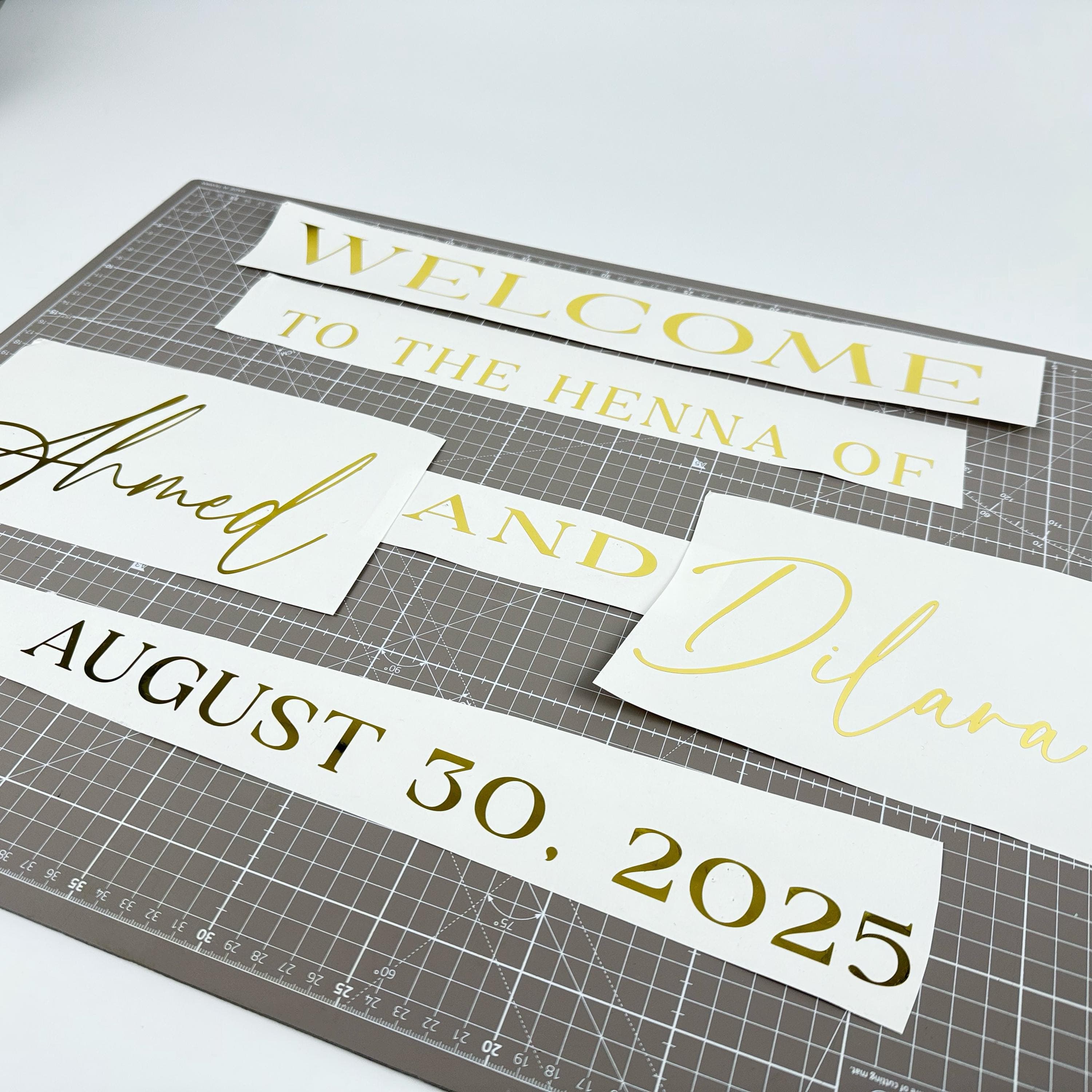Henna Night  Stickers for Mirror, Acrylic plaques. Sign Decal Bundles Welcome to the Henna - image 3