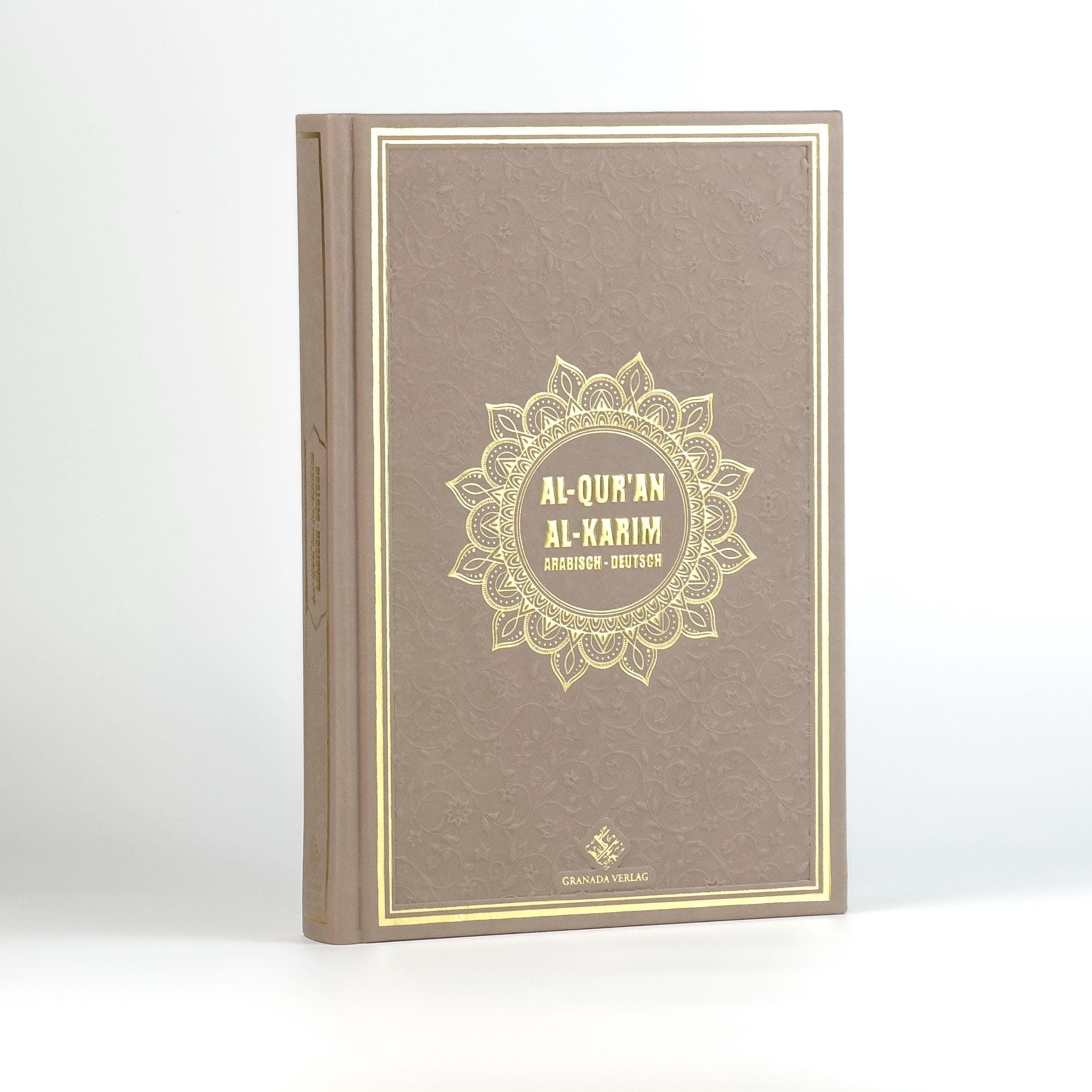 Arabic German Quran: Bubenheim Edition with Gold Embossed Cover