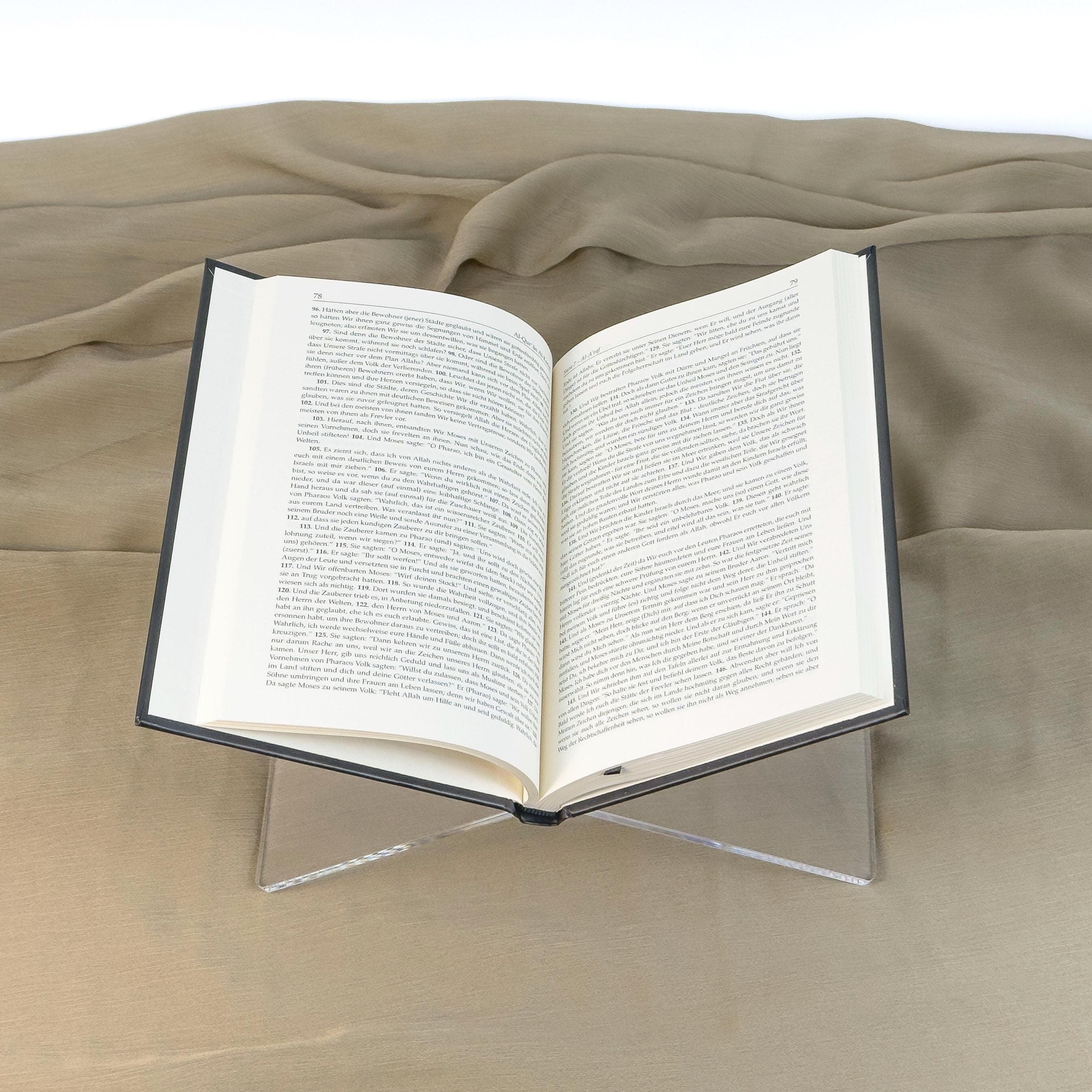 Koran German: White Hardcover with Gold Embossing & Ribbon Rauda - image 4