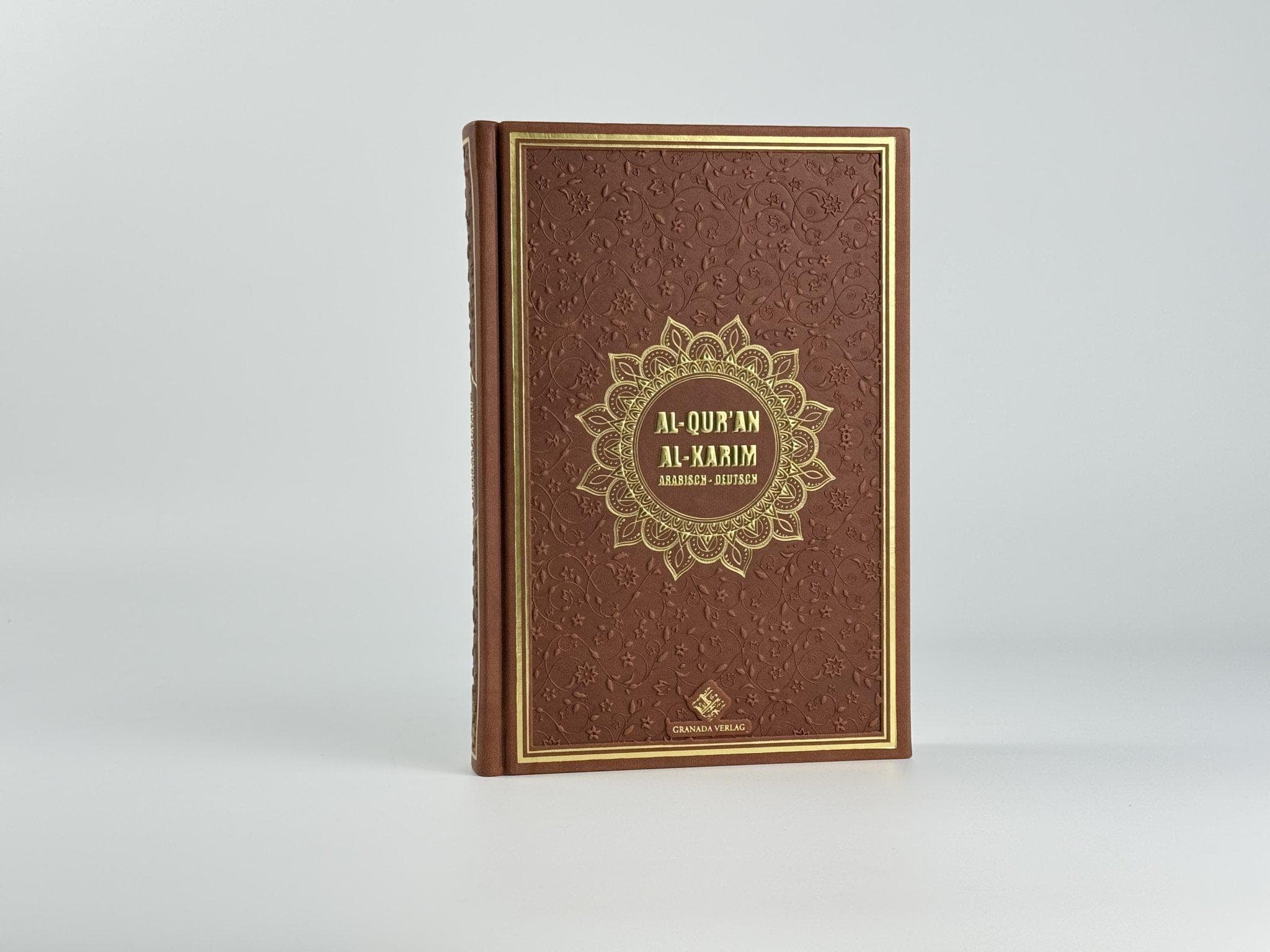 German Arabic Quran : Bubenheim Edition, Gold Embossed Hardcover,  Terracota