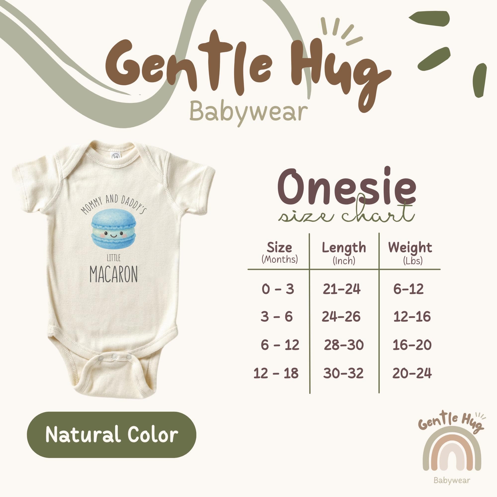 Little Macaroon Baby Bodysuit, Mommy & Daddy's Little Macaron Bodysuit, Cute French Baby Bodysuit, Funny Food Pun Bodysuit, Baby Shower Gift - image 5