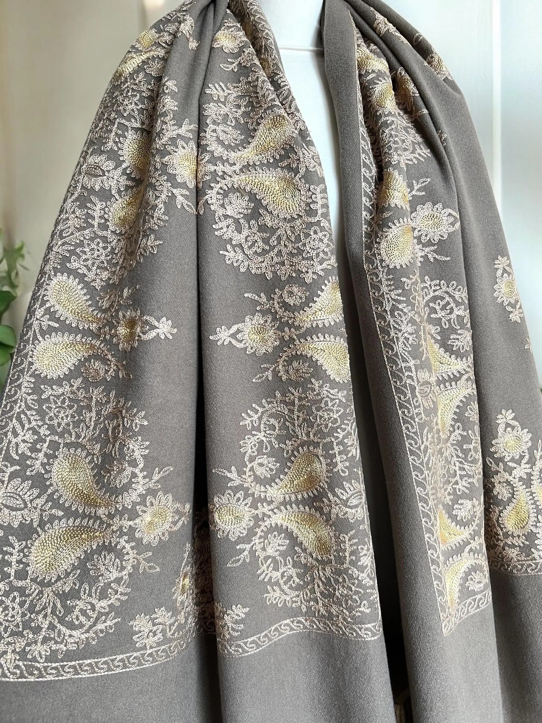 Women’s Winter Warm Embroidered Scarf Shawl Wrap | Cozy & Stylish Cold Weather Accessory - image 4