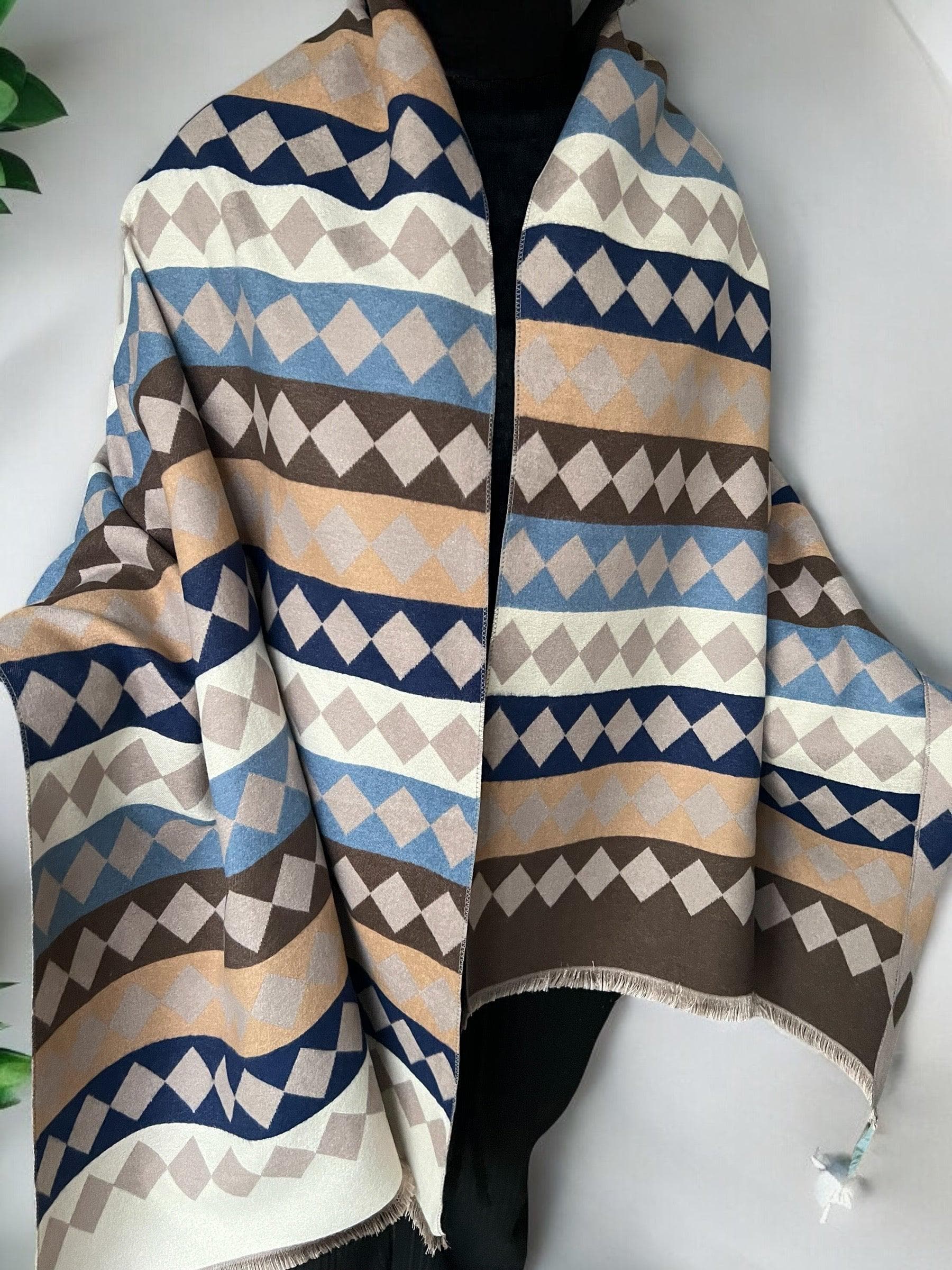 Winter shawls and scarves