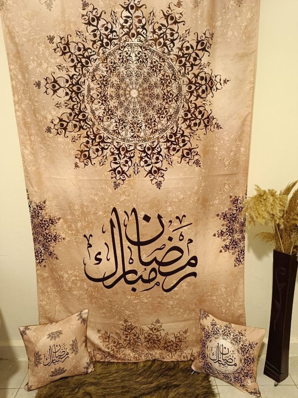 Ramadan Backdrop; Curtain; Corner; Tablecloth; Table Cover; Runner; Decor; Muslim; Eid; Home, Set, Dining; Pillow; Mat - image 3