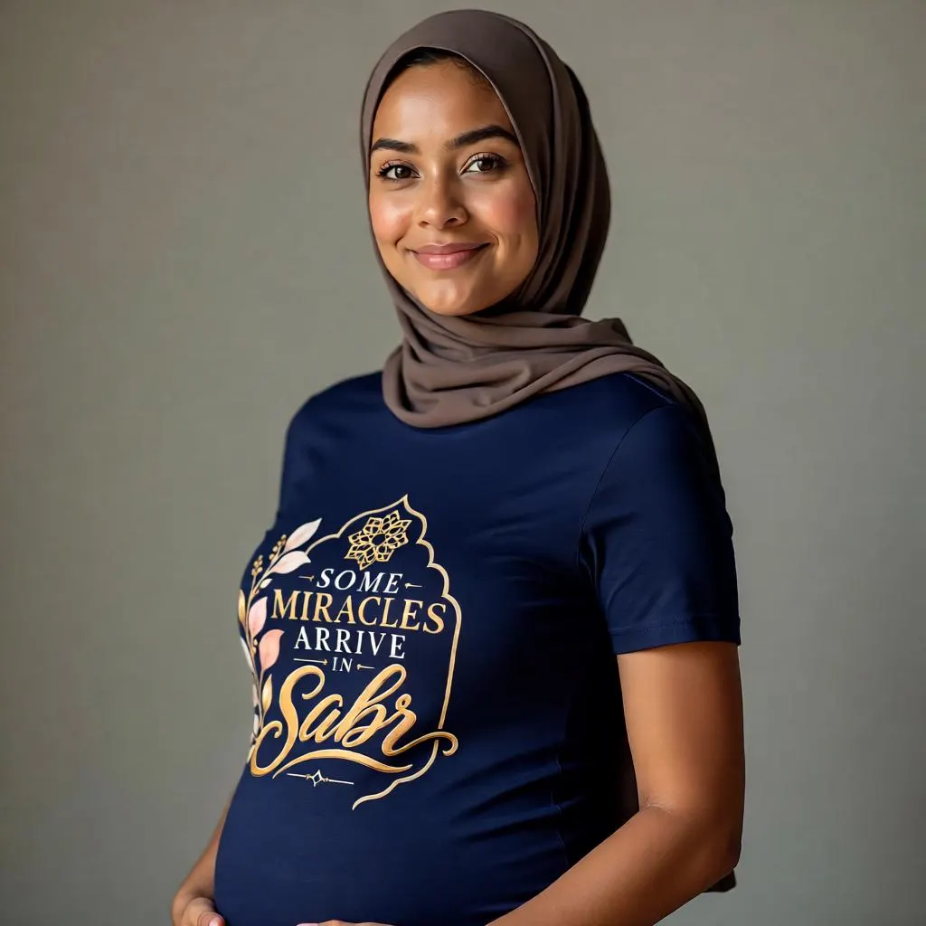 Some Miracles Arrive in Sabr Tee | Islamic Inspirational Shirt, Patience Typography - image 4
