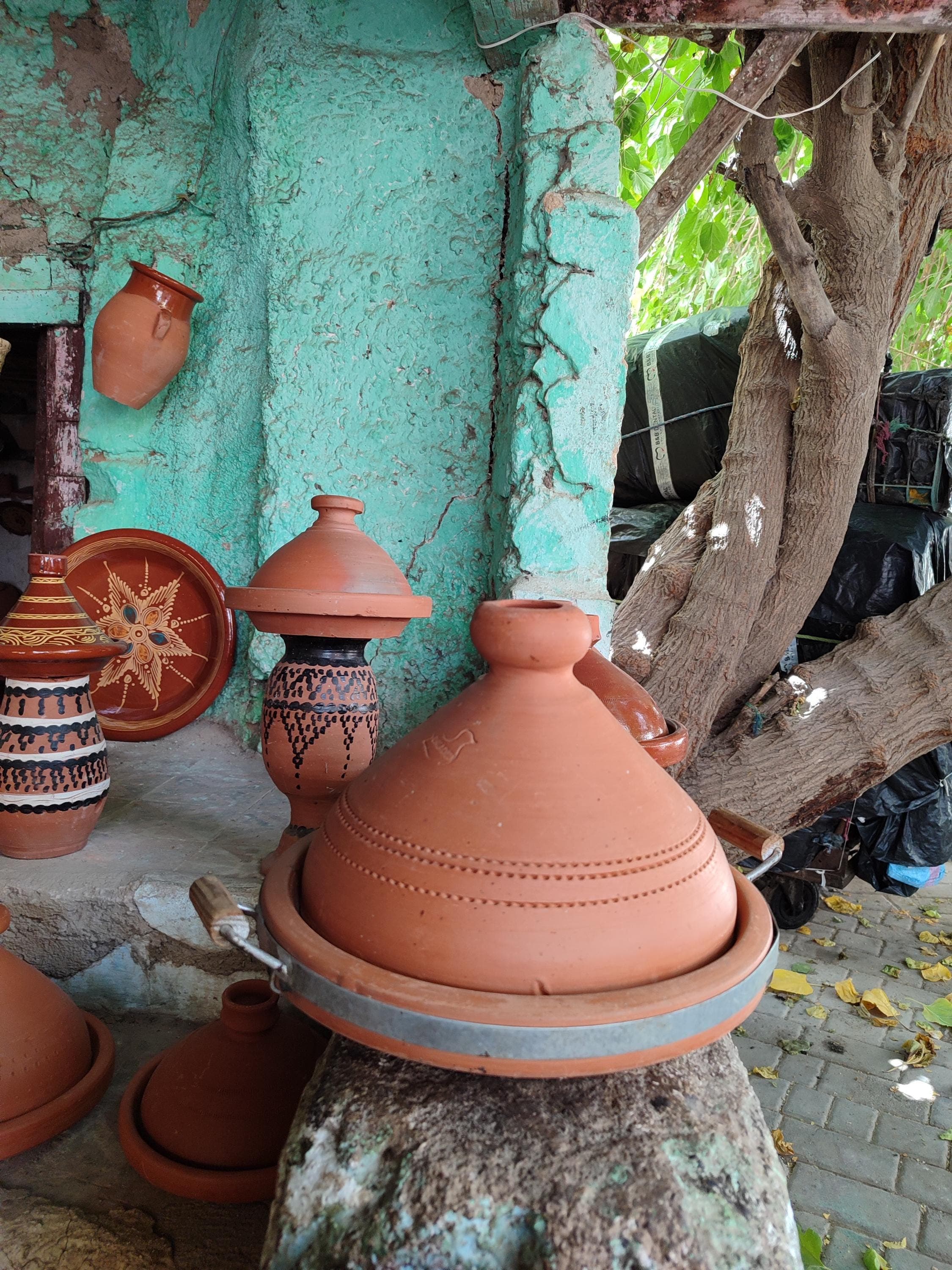 Handmade Moroccan Tagine: Authentic Clay Cookware with Berber Design