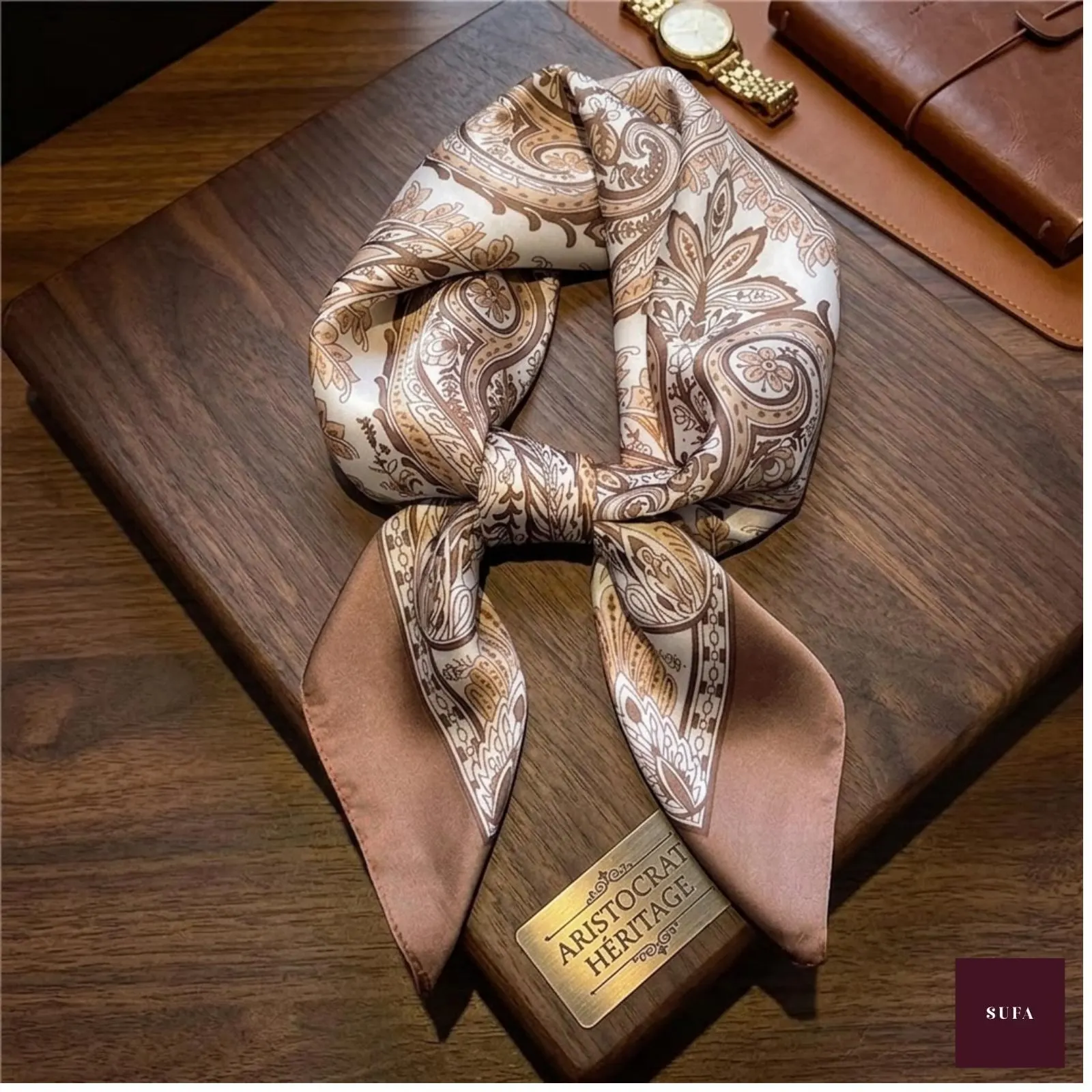 silk neck kerchief wrap fashion style