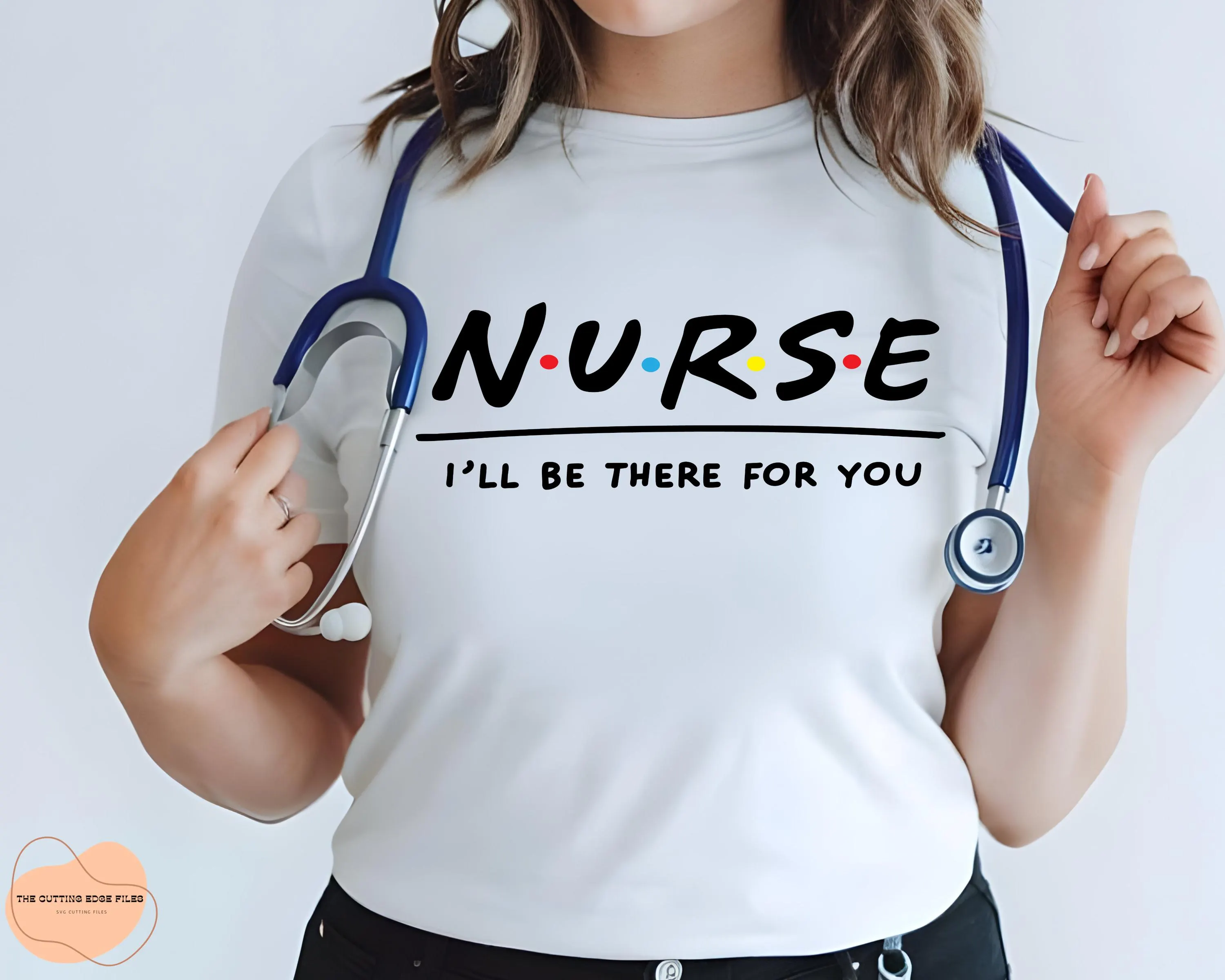 Friends Nurse T-Shirt SVG PNG, Healthcare Worker Design (Digital Files)
