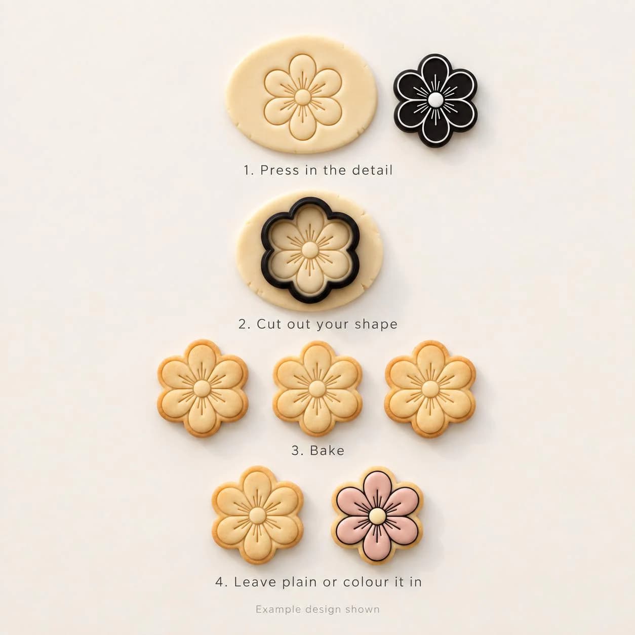 Patterned Bauble Cookie Cutter and Stamp Set | Christmas Biscuit Cutter | Tree Decorating Fondant Embosser | Christmas Gift Baking Gift - image 5