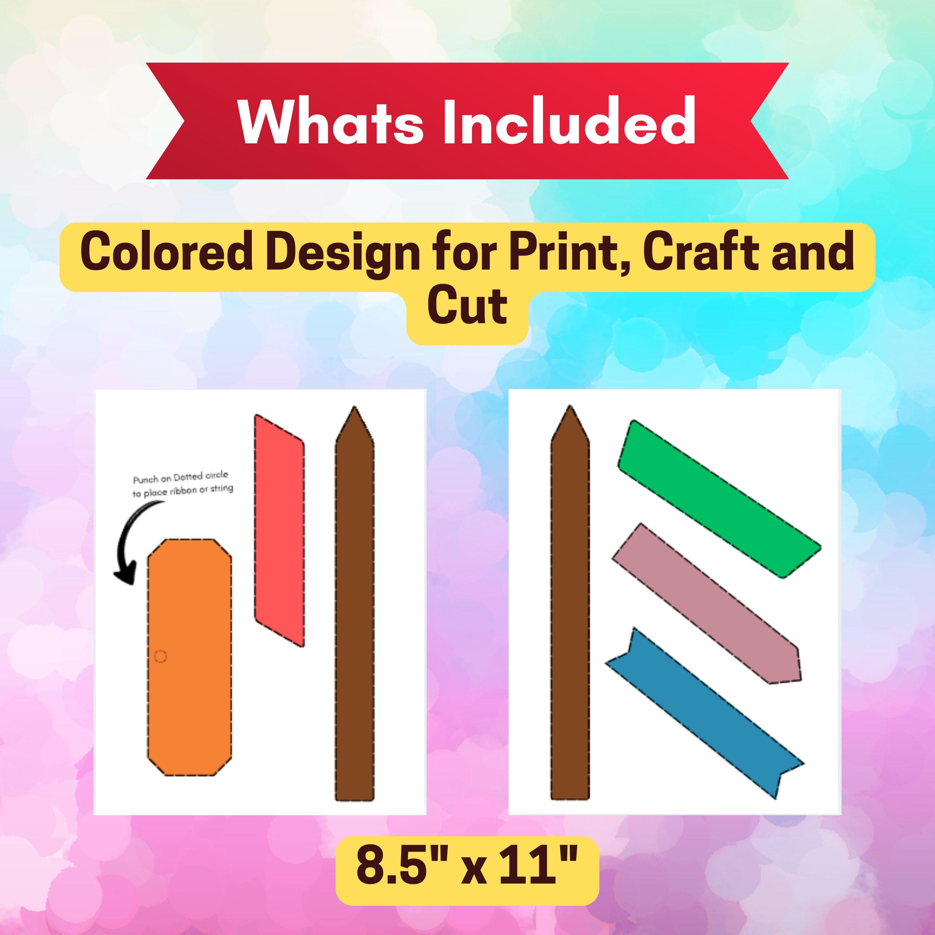 Printable kids DIY strip craft activity featuring colorful paper strips. Cut and paste printable PDF for preschool, kindergarten, homeschool, and daycare.