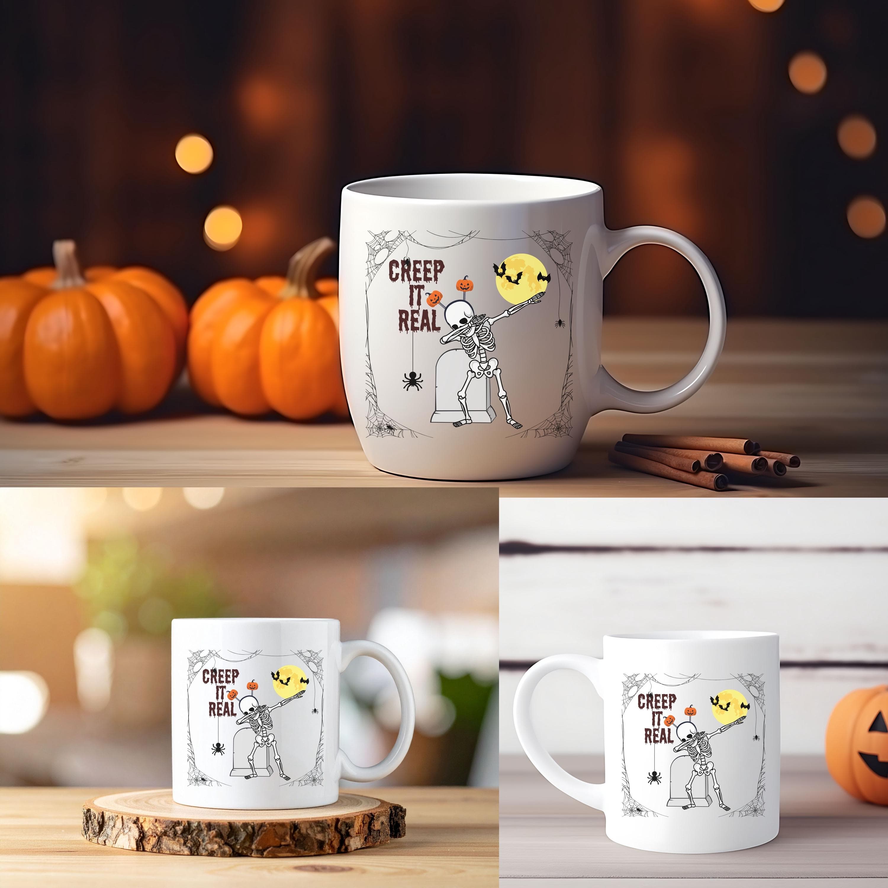 Funny Skeleton Halloween PNG: Creep It Real Sublimation Design (Digital Download) - image 5
