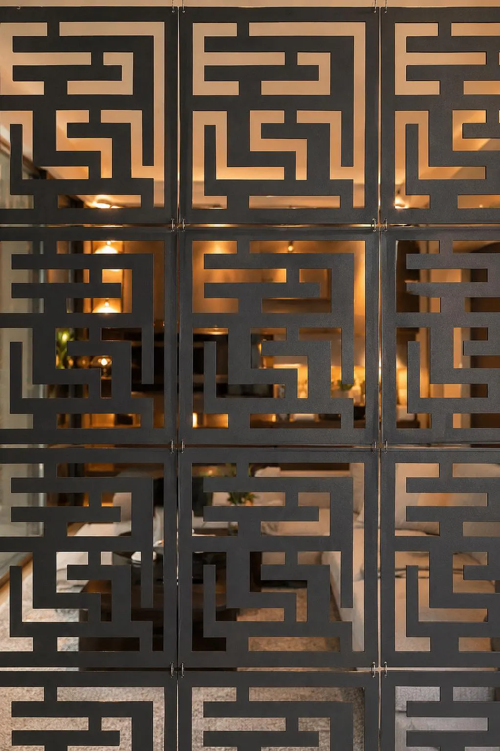 Modern Room Divider - Hanging Wall Panels - Wooden Modular Wall - Hanging Room Screen - Wooden Room Dividers - Divisorio in Legno - image 5