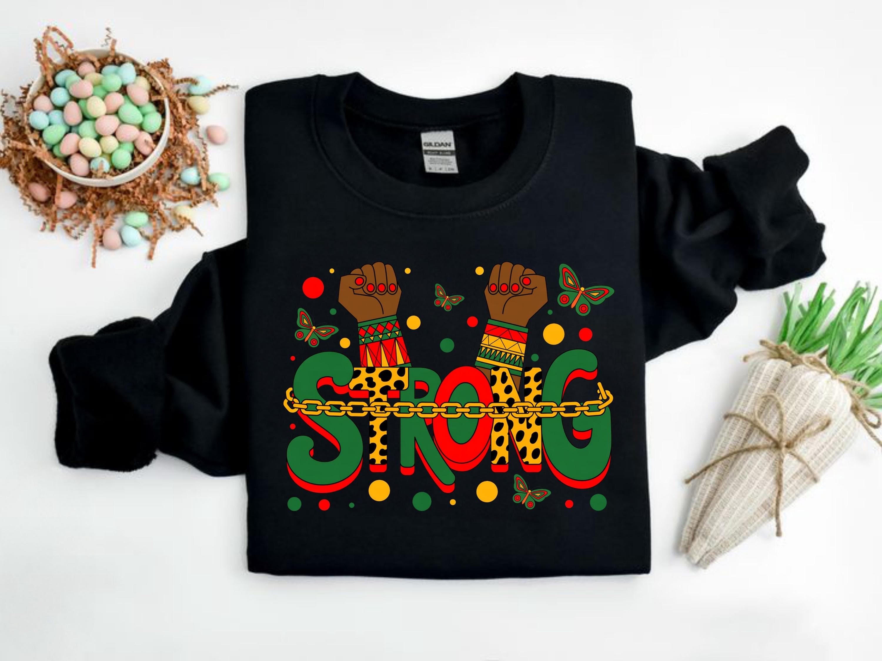 Afro Power Fist DTF Transfer, Black History Juneteenth Heat Press - image 4