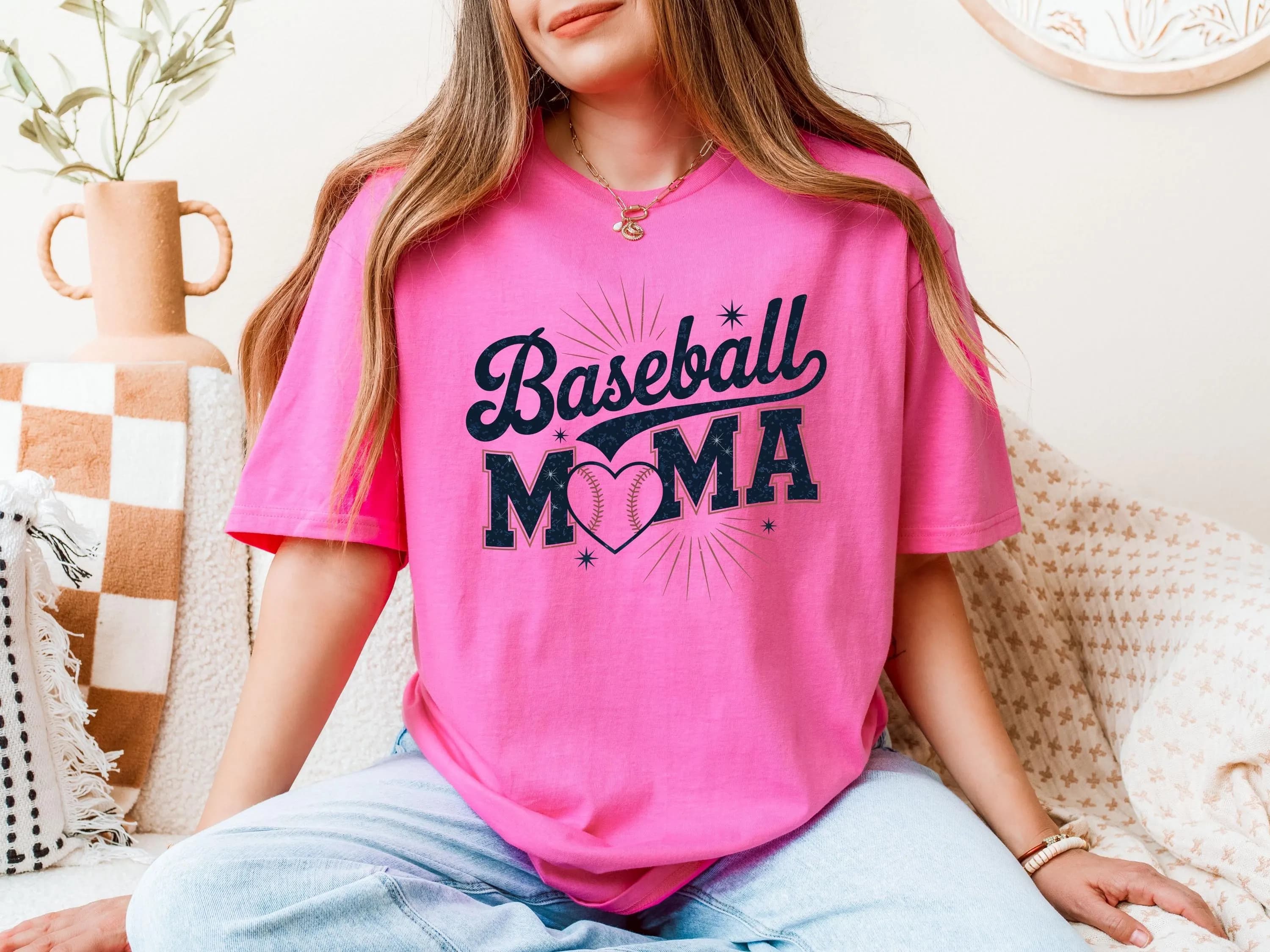Baseball Mom DTF Transfer, Sports Heart Heat Press Design - image 4