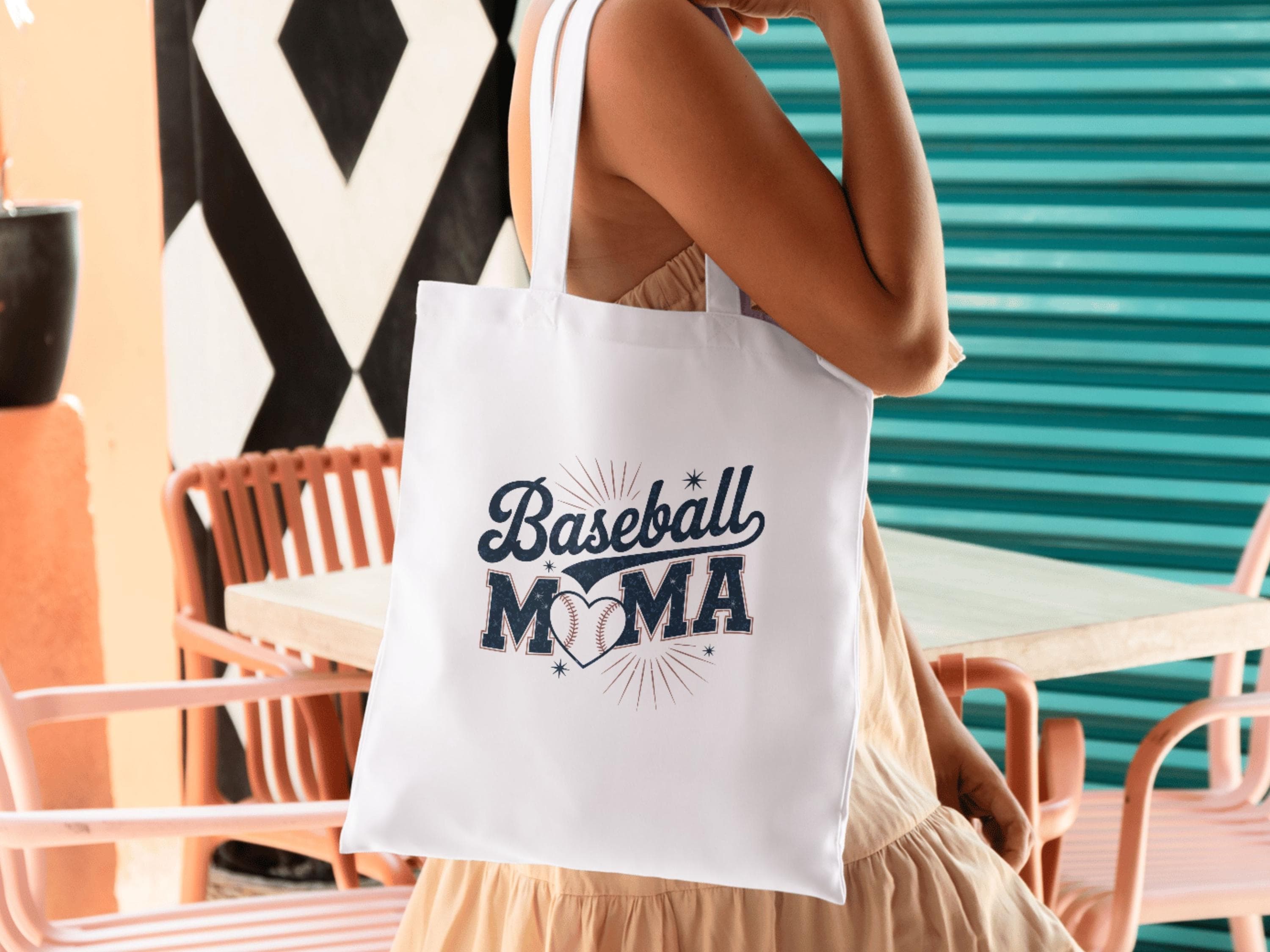 Baseball Mom DTF Transfer, Sports Heart Heat Press Design - image 3