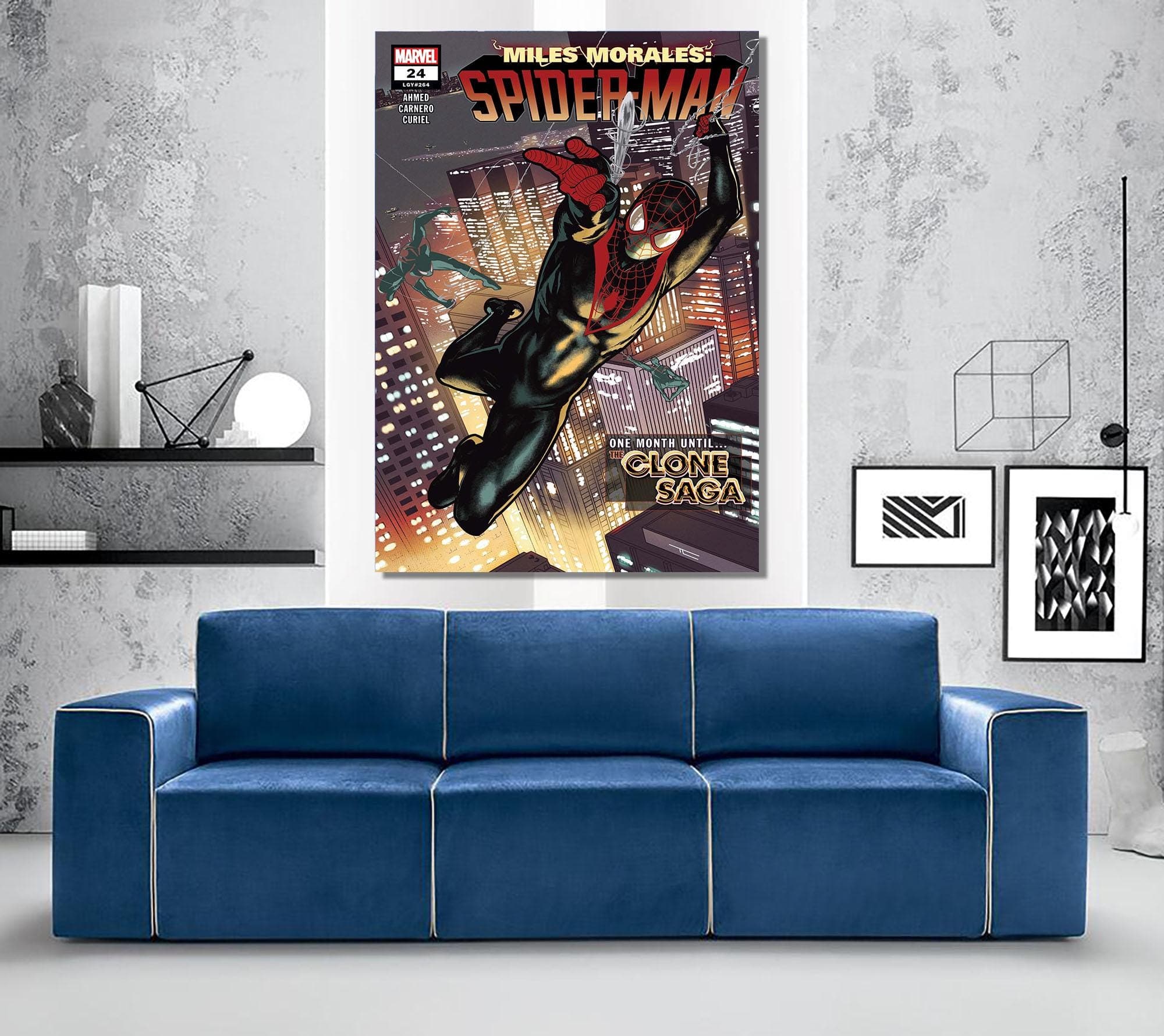 Spider-Man Comic Book Cover Canvas Art Print: Superhero Wall Decor - image 4
