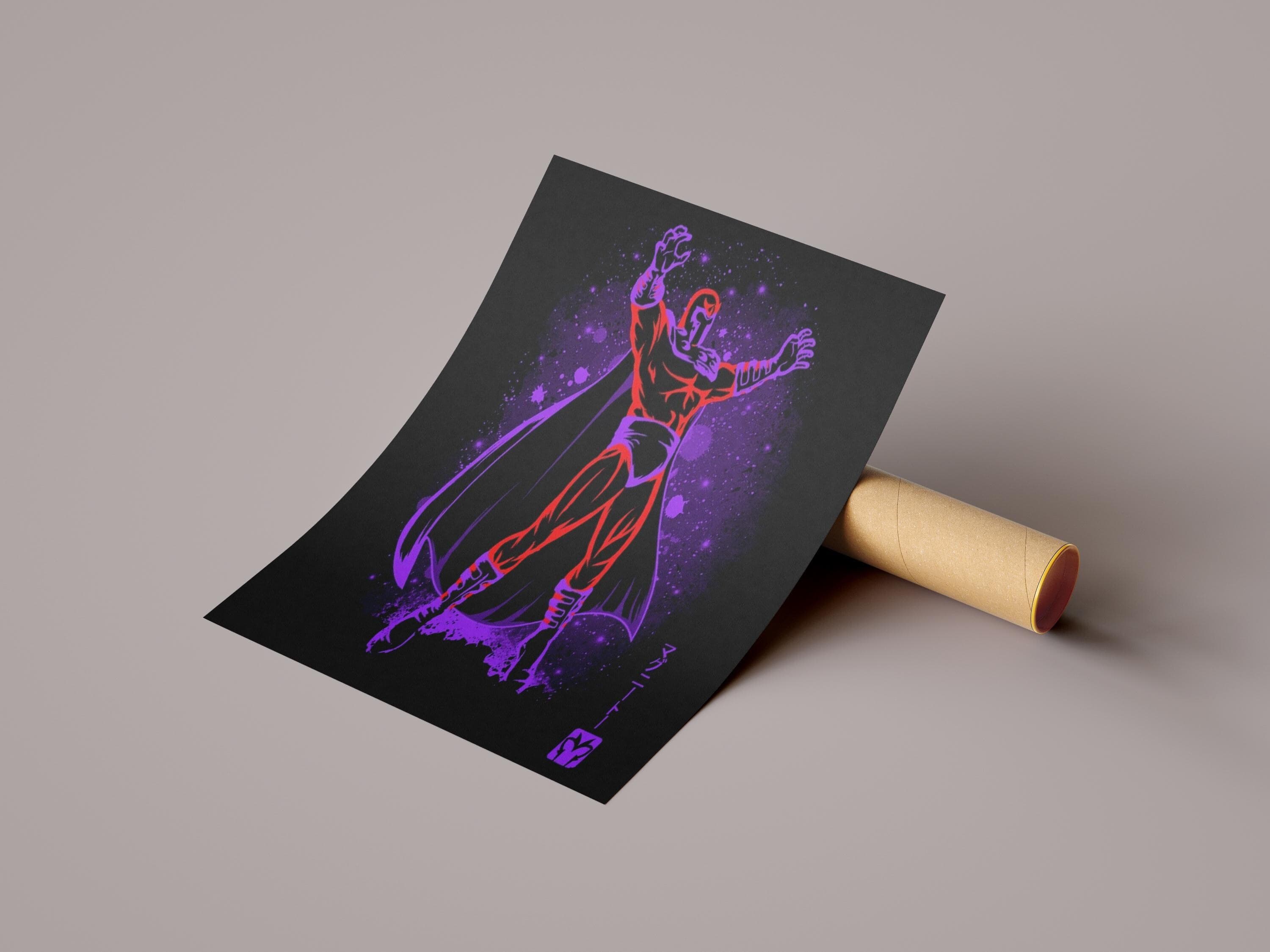 Magneto Comic Art Canvas Print: X-Men Wall Decor - image 5