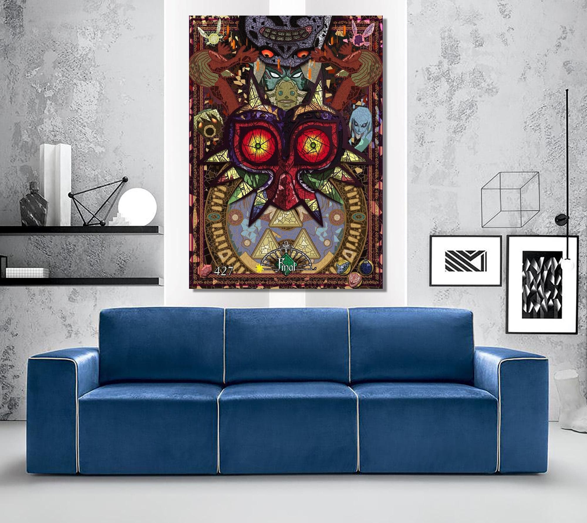 Zelda Canvas, Legend Of Zelda Canvas, Zelda Game, Zelda Art Print, Zelda Fan Gift, Cartoon Art Picture, Wall Decor, Zelda Wall Art - image 3
