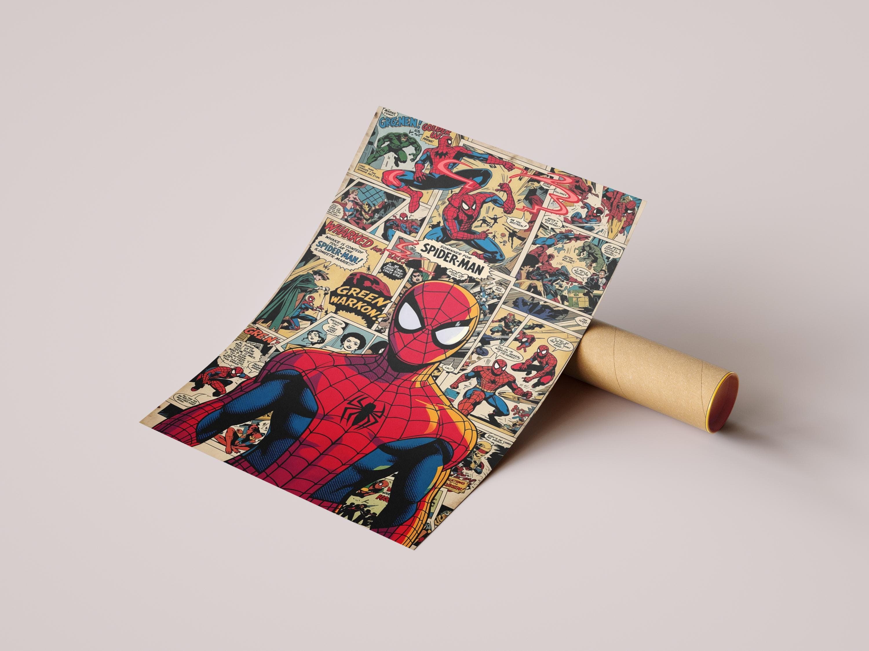 Spider-Man Comic Cover Canvas Art: Super Heroes Wall Decor - image 3