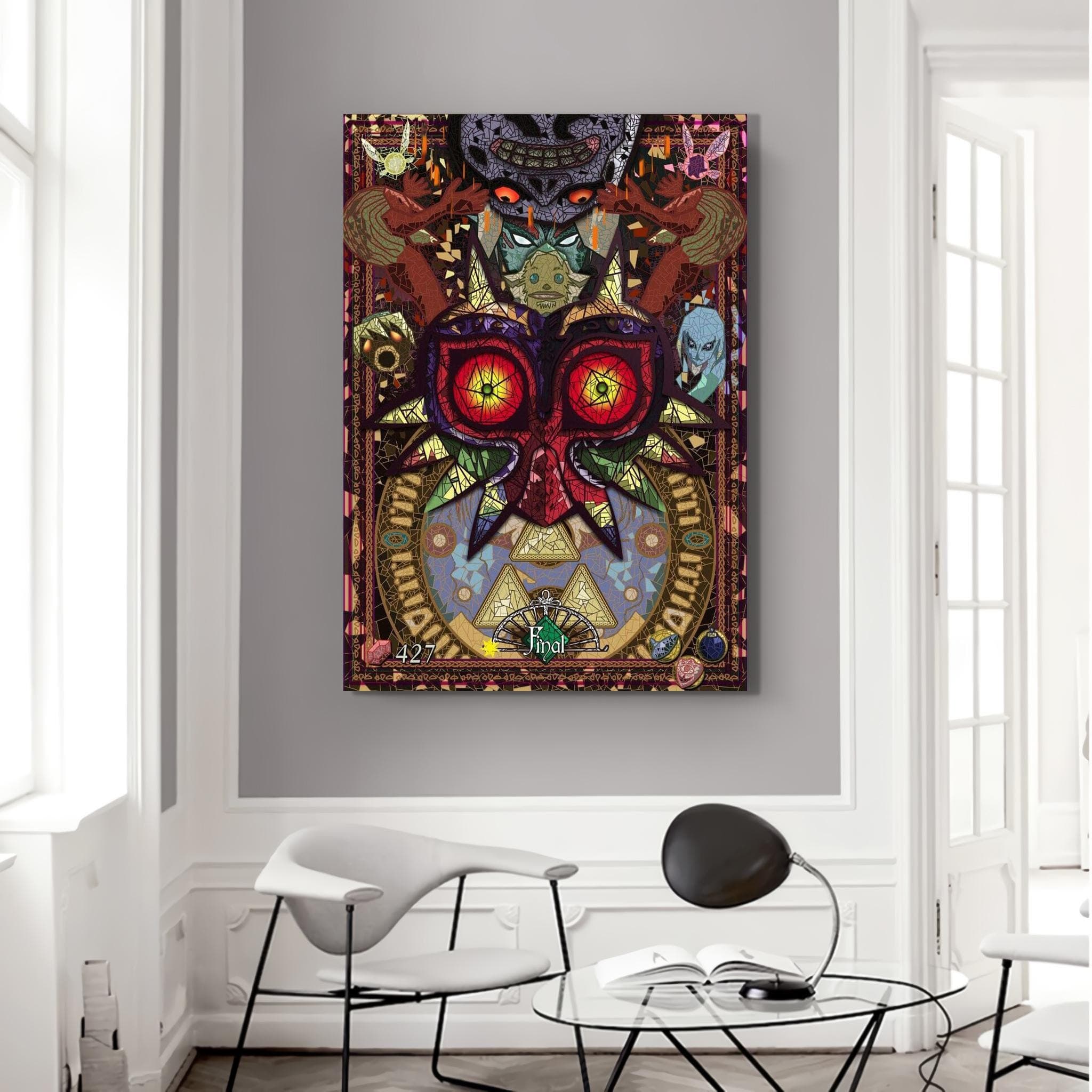 Zelda Canvas, Legend Of Zelda Canvas, Zelda Game, Zelda Art Print, Zelda Fan Gift, Cartoon Art Picture, Wall Decor, Zelda Wall Art