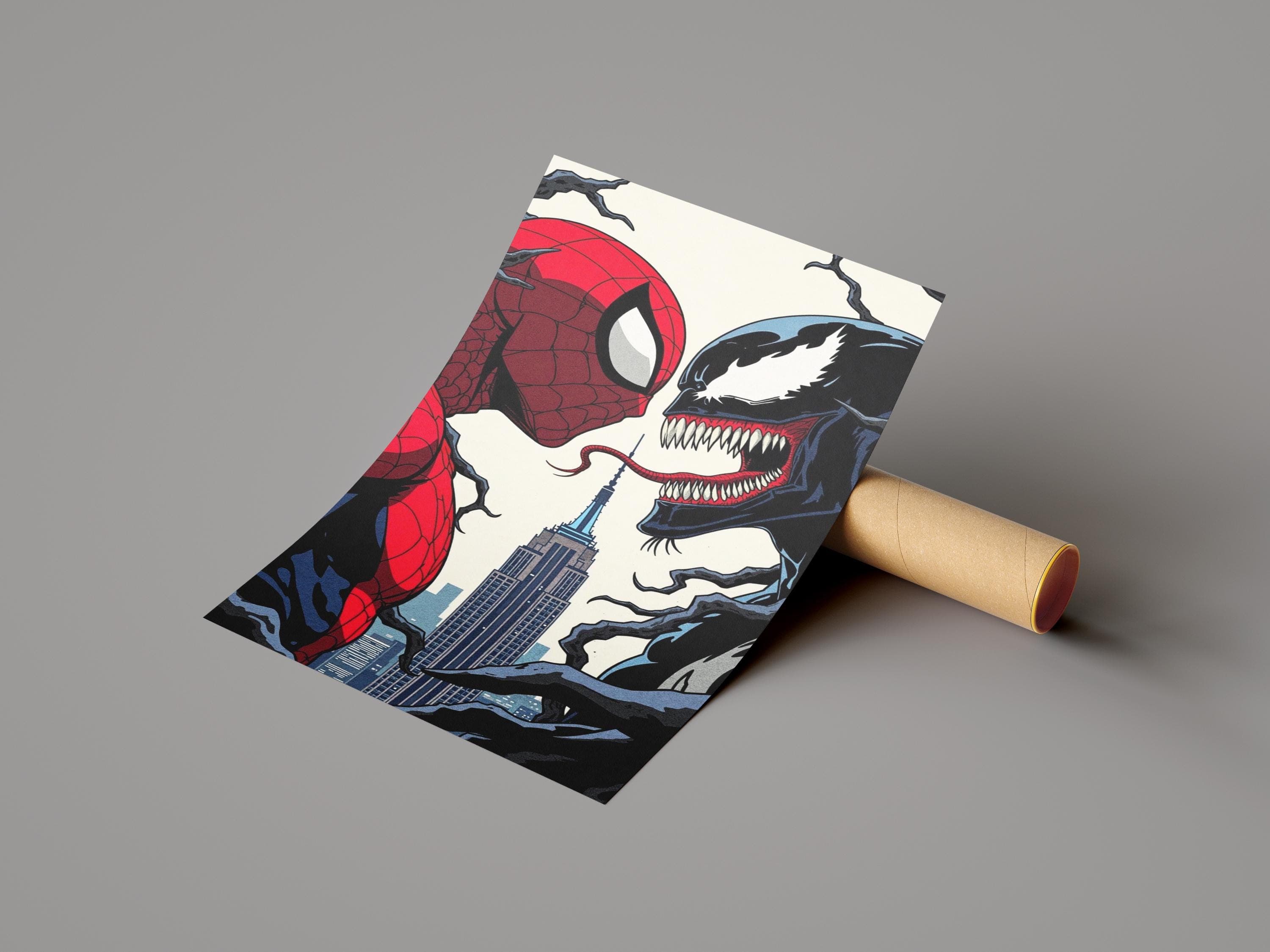 Venom vs Spider-Man Canvas: Comic Book Wall Art - image 4