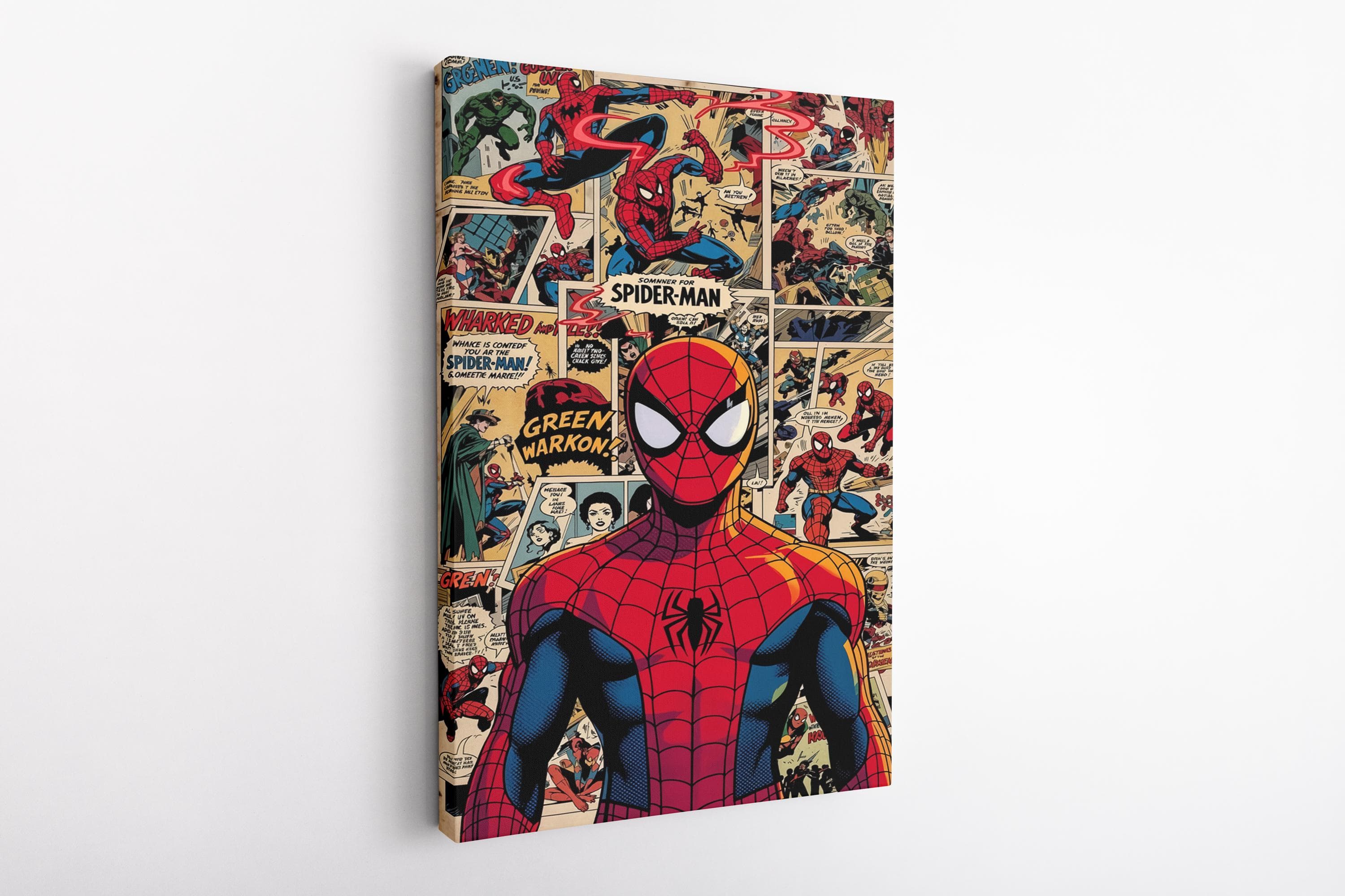 Spider-Man Comic Cover Canvas Art: Super Heroes Wall Decor - image 5