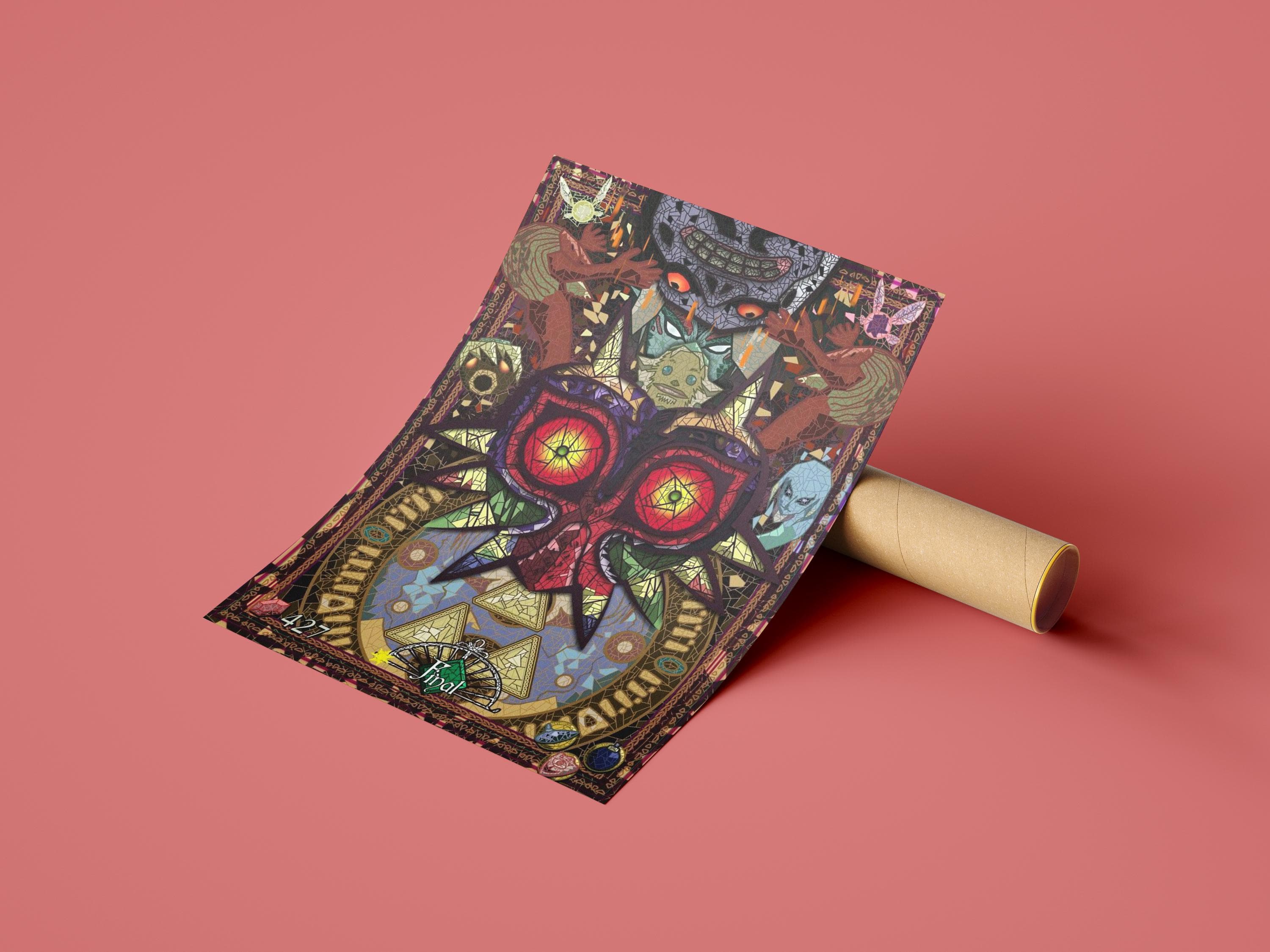 Zelda Canvas, Legend Of Zelda Canvas, Zelda Game, Zelda Art Print, Zelda Fan Gift, Cartoon Art Picture, Wall Decor, Zelda Wall Art - image 5