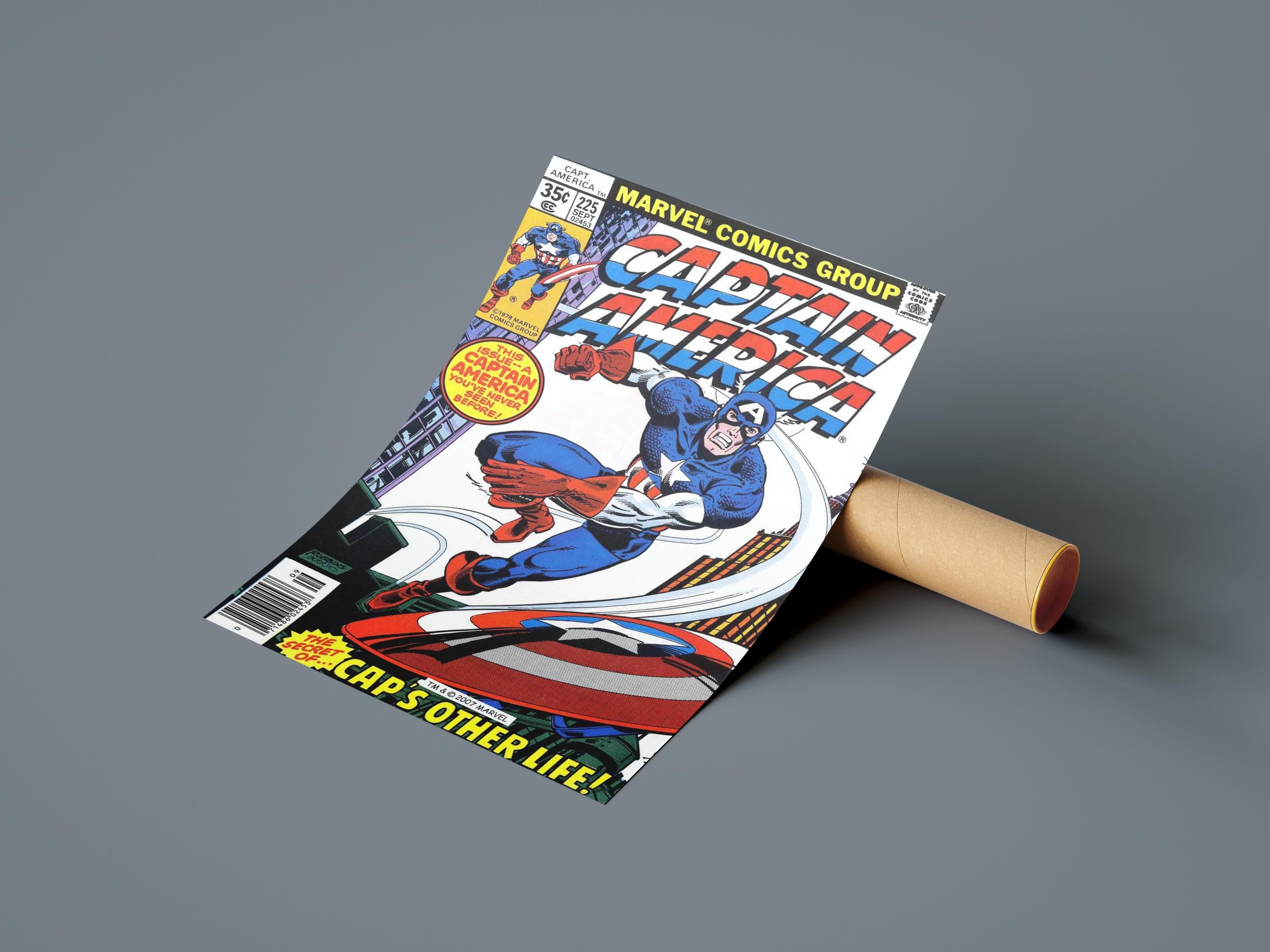 Super Hero Canvas, Captain America Canvas, Comics Canvas, Comic Art Print, Comic Covers,Cartoon Art Picture,Wall Decor,Customizable Wall Art - image 5