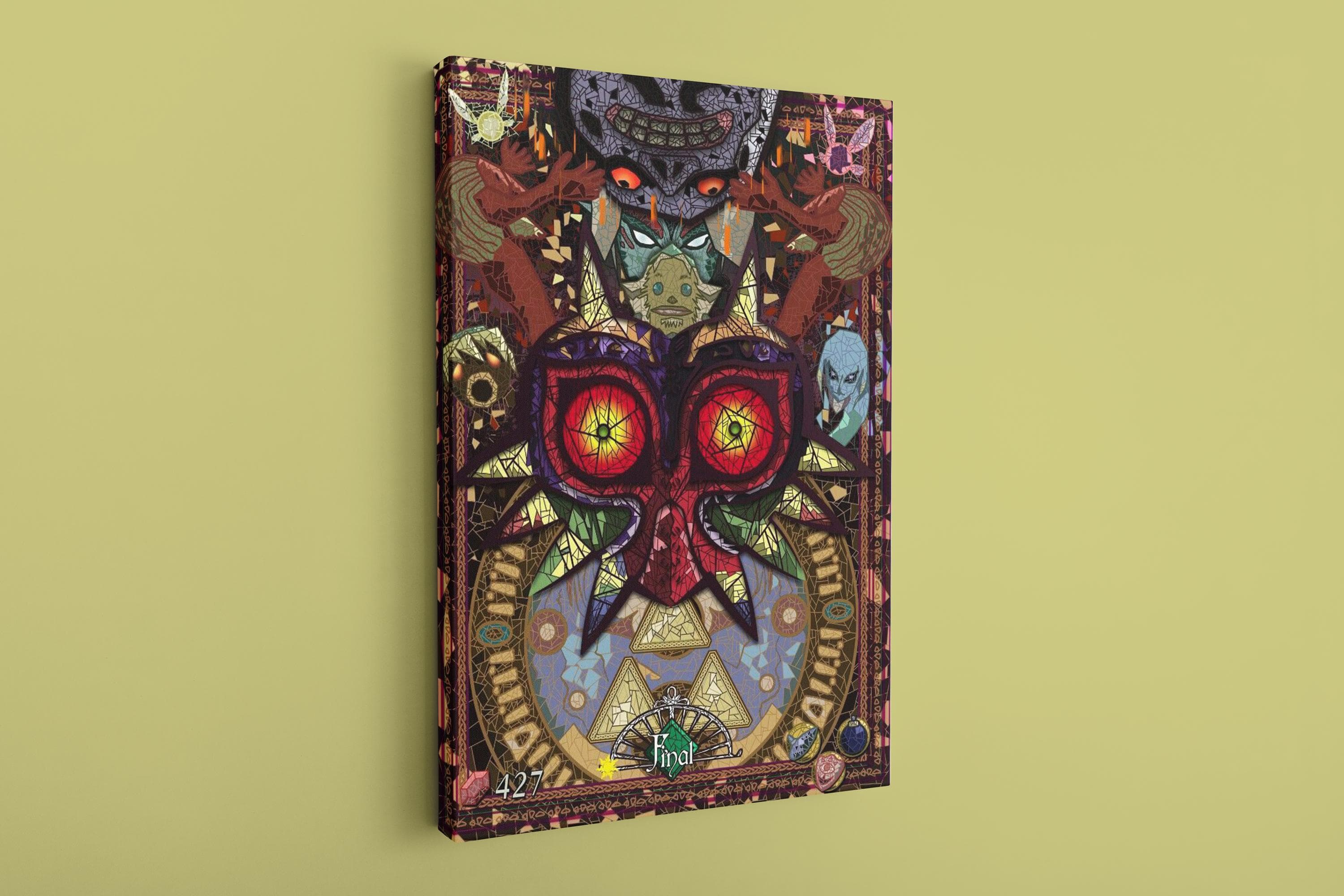 Zelda Canvas, Legend Of Zelda Canvas, Zelda Game, Zelda Art Print, Zelda Fan Gift, Cartoon Art Picture, Wall Decor, Zelda Wall Art - image 4