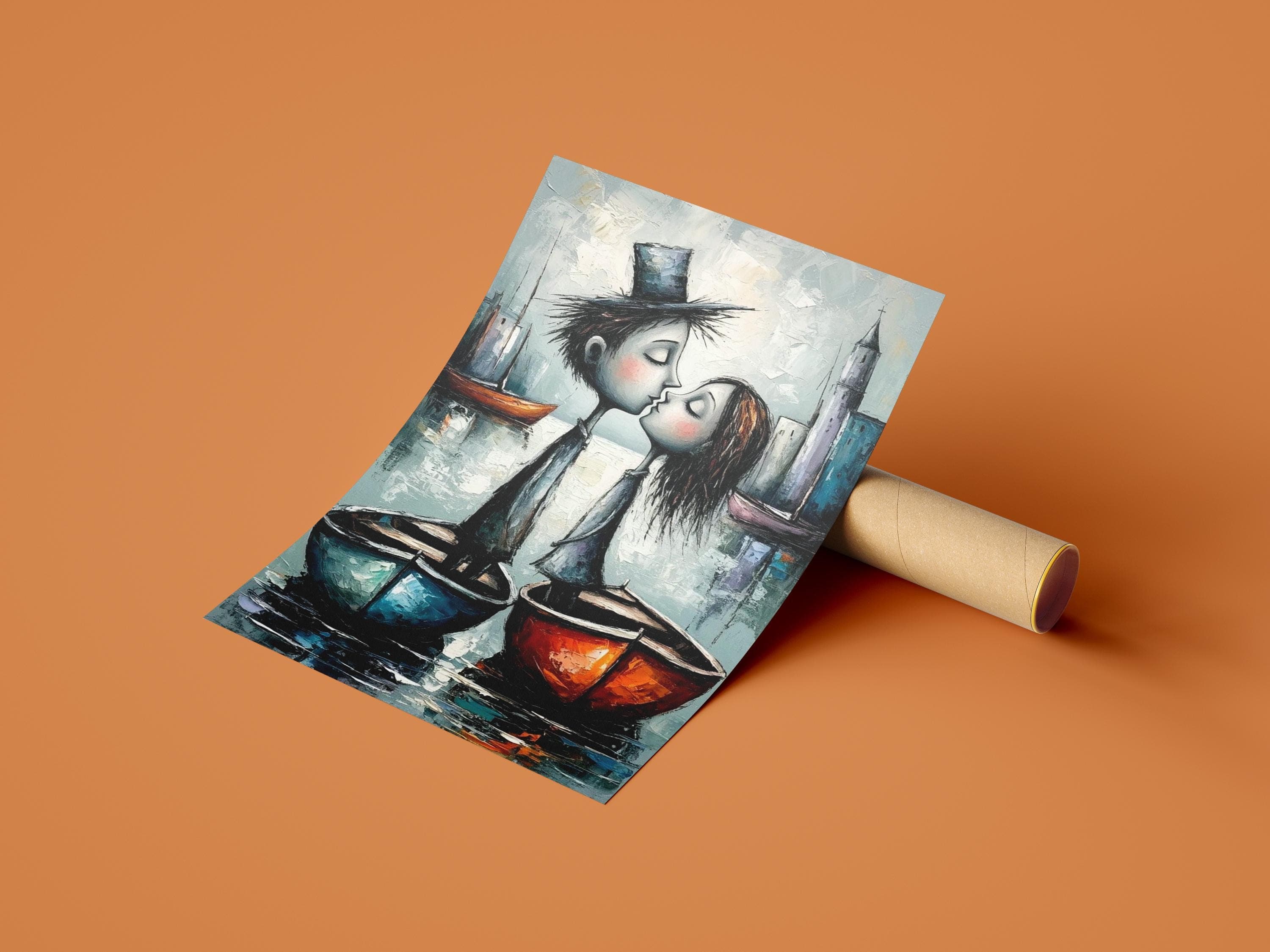 Love Themed canvas, Oil Painting Art,Canvas Gift, Canvas Art, Love Wall Art,Personalized Tables, Custom Gift - image 5