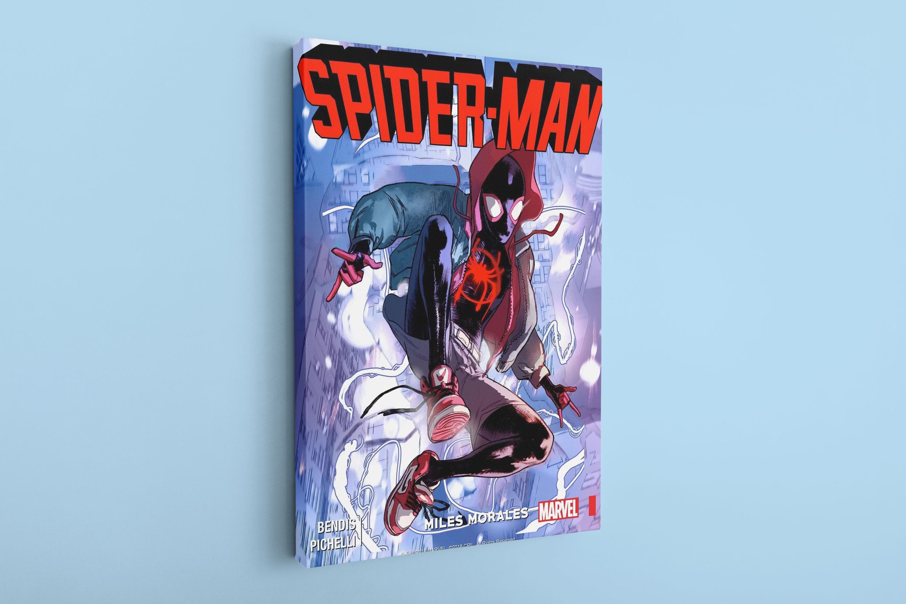 Spiderman Comic Book Canvas Art: Superhero Wall Decor