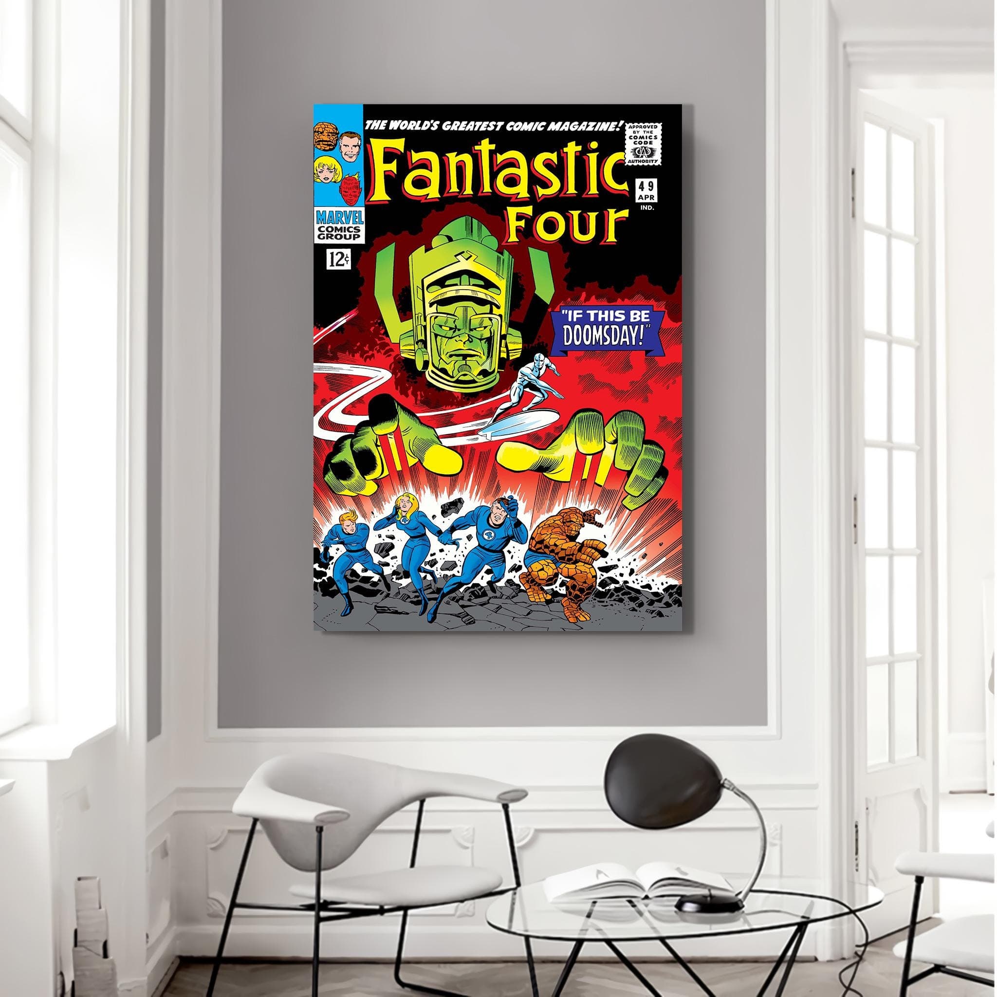 Comic Cover Canvas,Amazing Fantastic Four Canvas, Süper Hero Art,Super Heroes Wall Art, Canvas Art, Customizable Canvas, Special Size Canvas - image 3