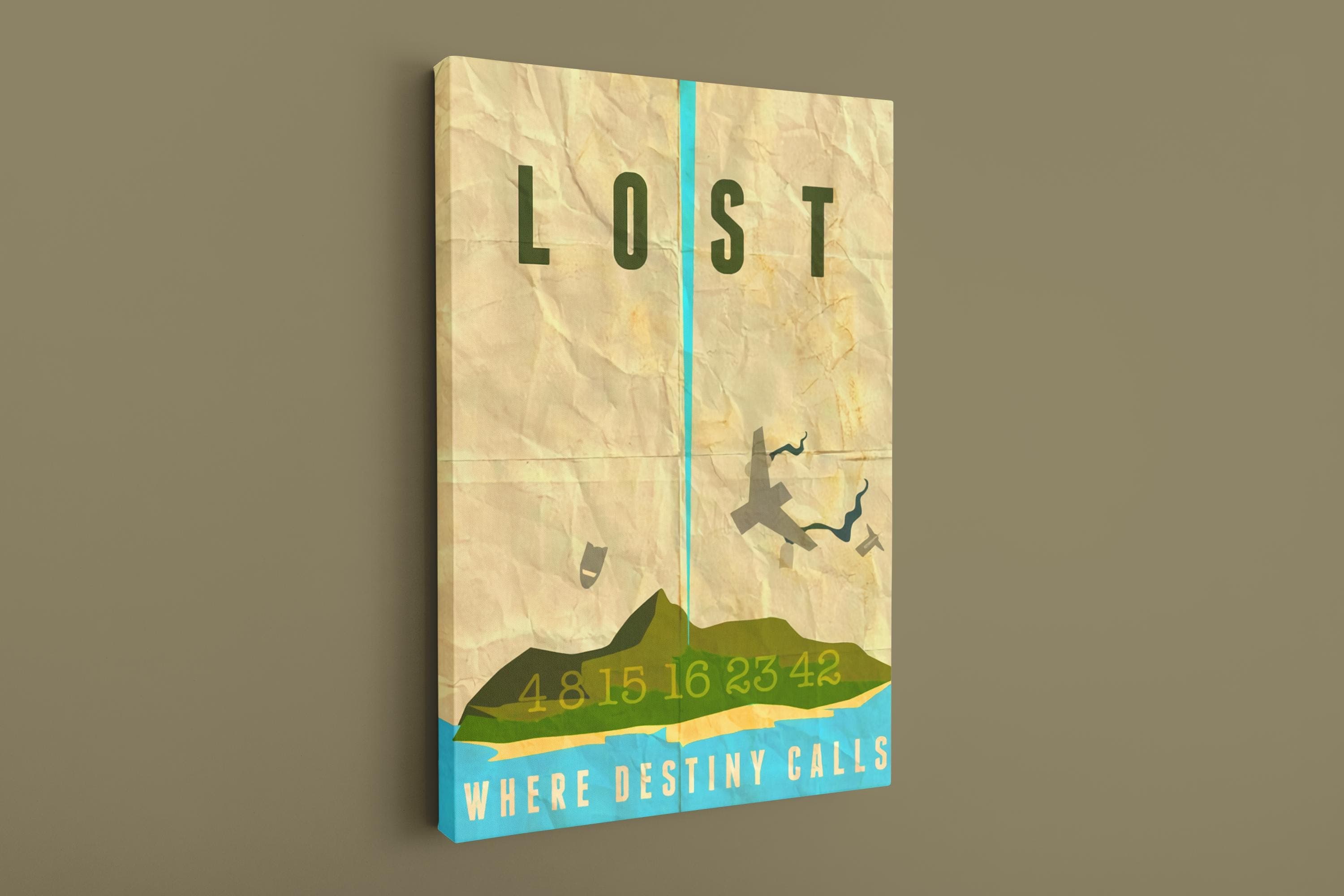 Lost TV Series Poster: Destiny Calls Canvas Art Print - image 5