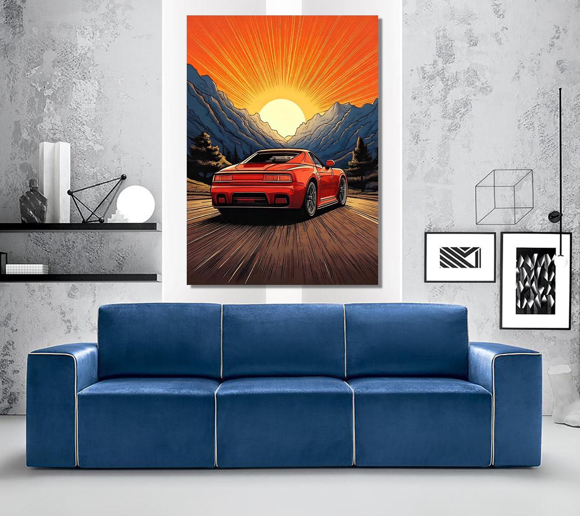Tokyo Drift Car Canvas: Japanese Race Car Wall Art - image 4