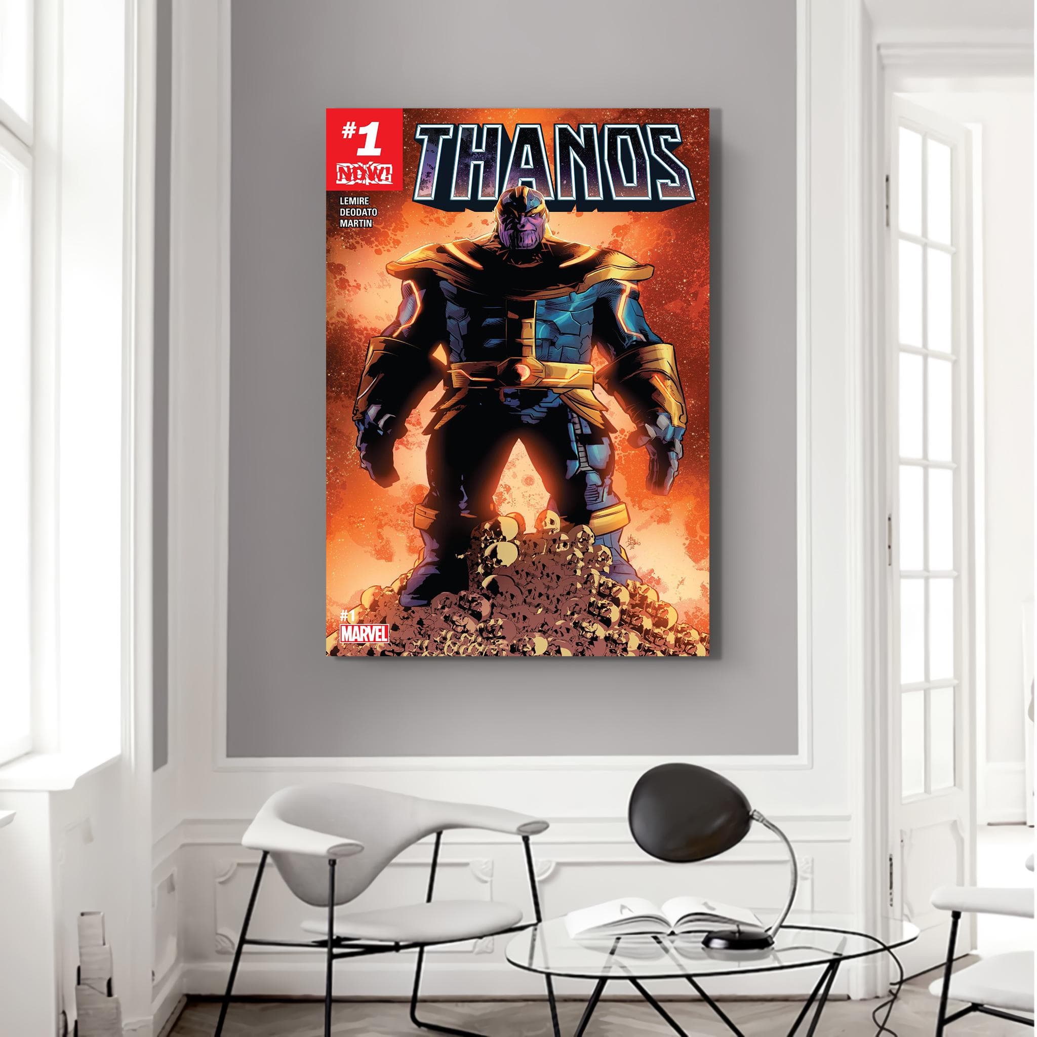 Retro Superhero Comic Book Canvas Art Print: No. 1 Cover - image 3