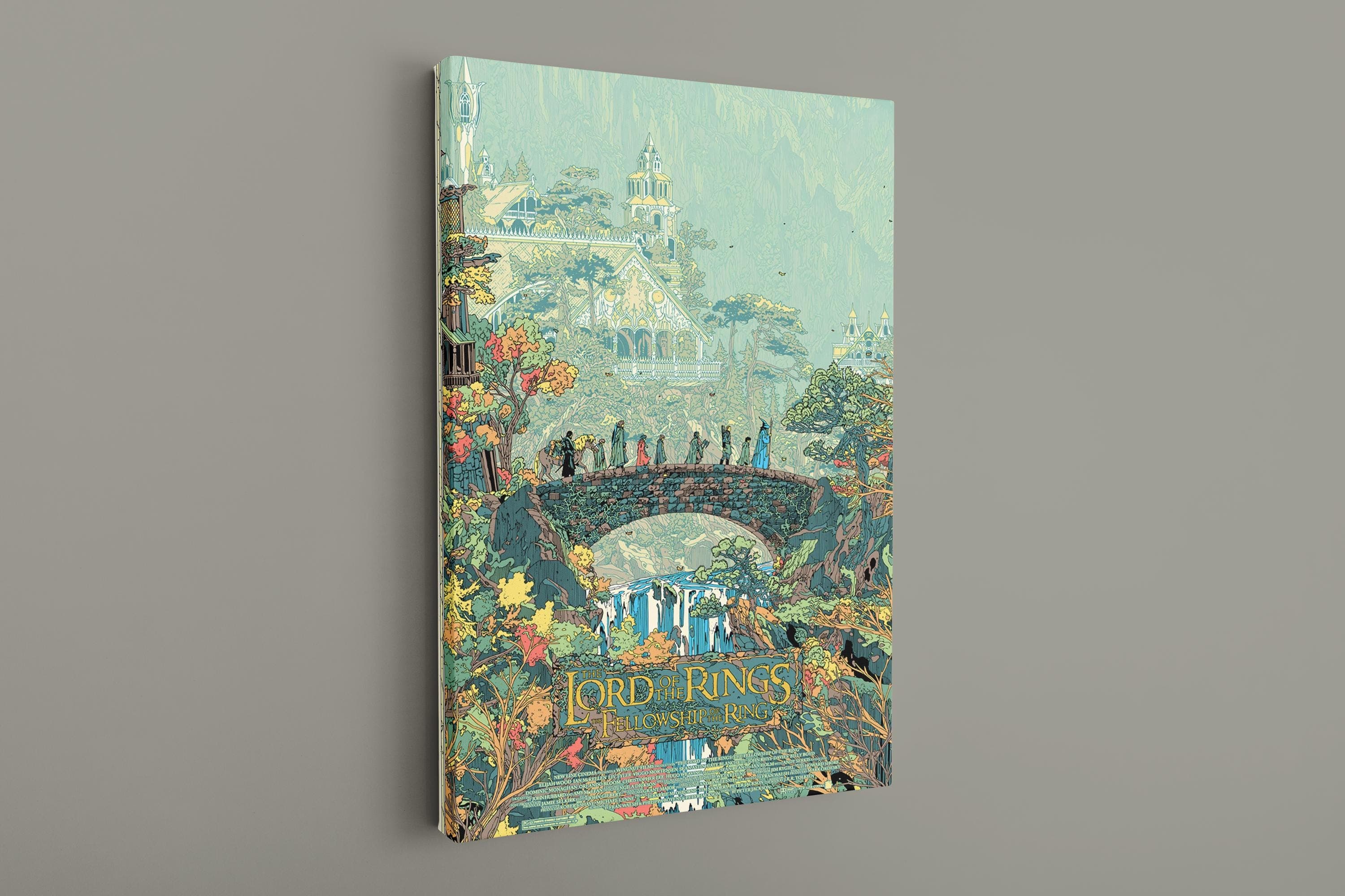 Lord of the Rings Canvas Art: Middle Earth Fantasy Wall Decor
