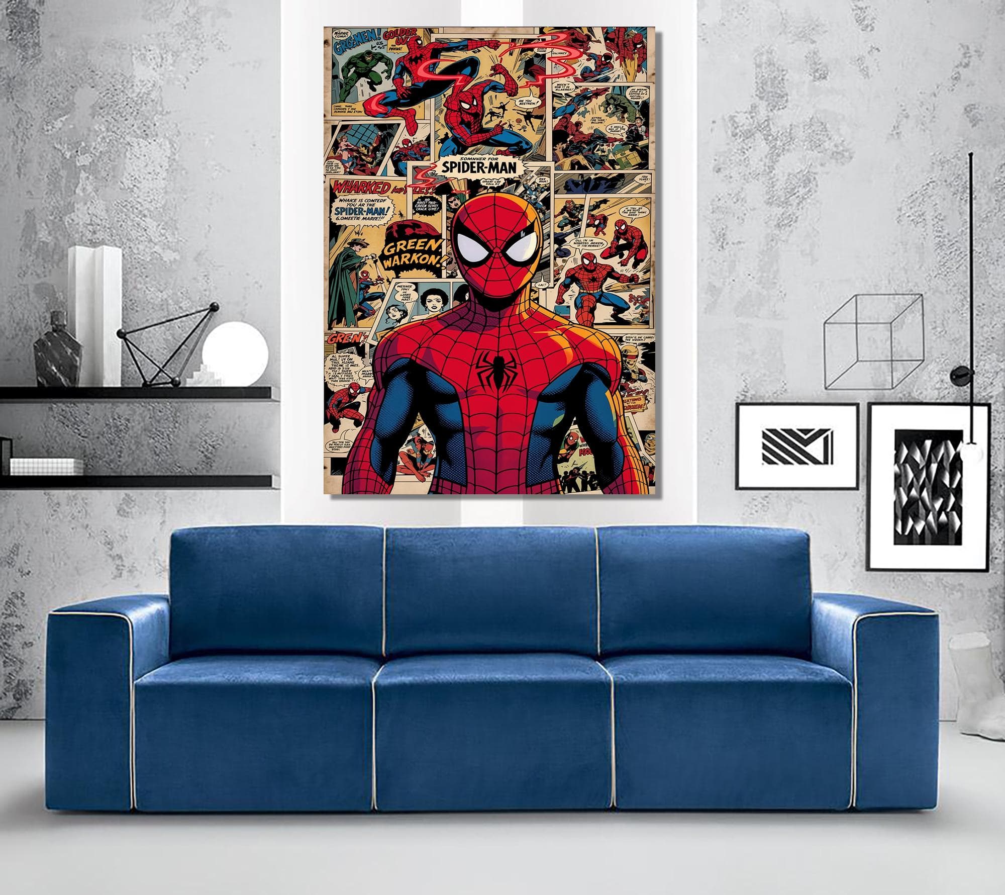 Spider-Man Comic Cover Canvas Art: Super Heroes Wall Decor - image 4