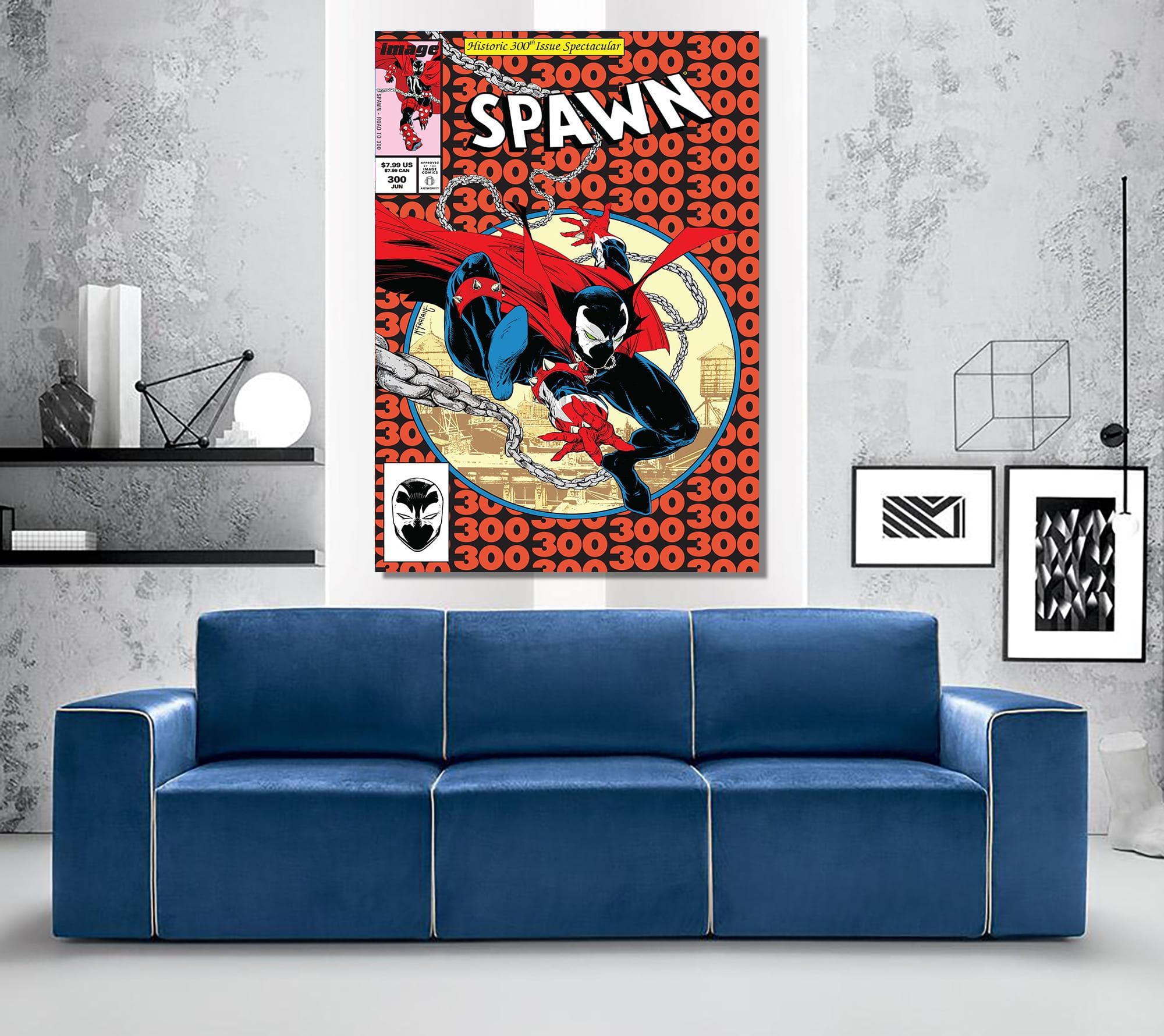 Comic Book Cover Canvas Art Print: Superhero Wall Decor - image 3