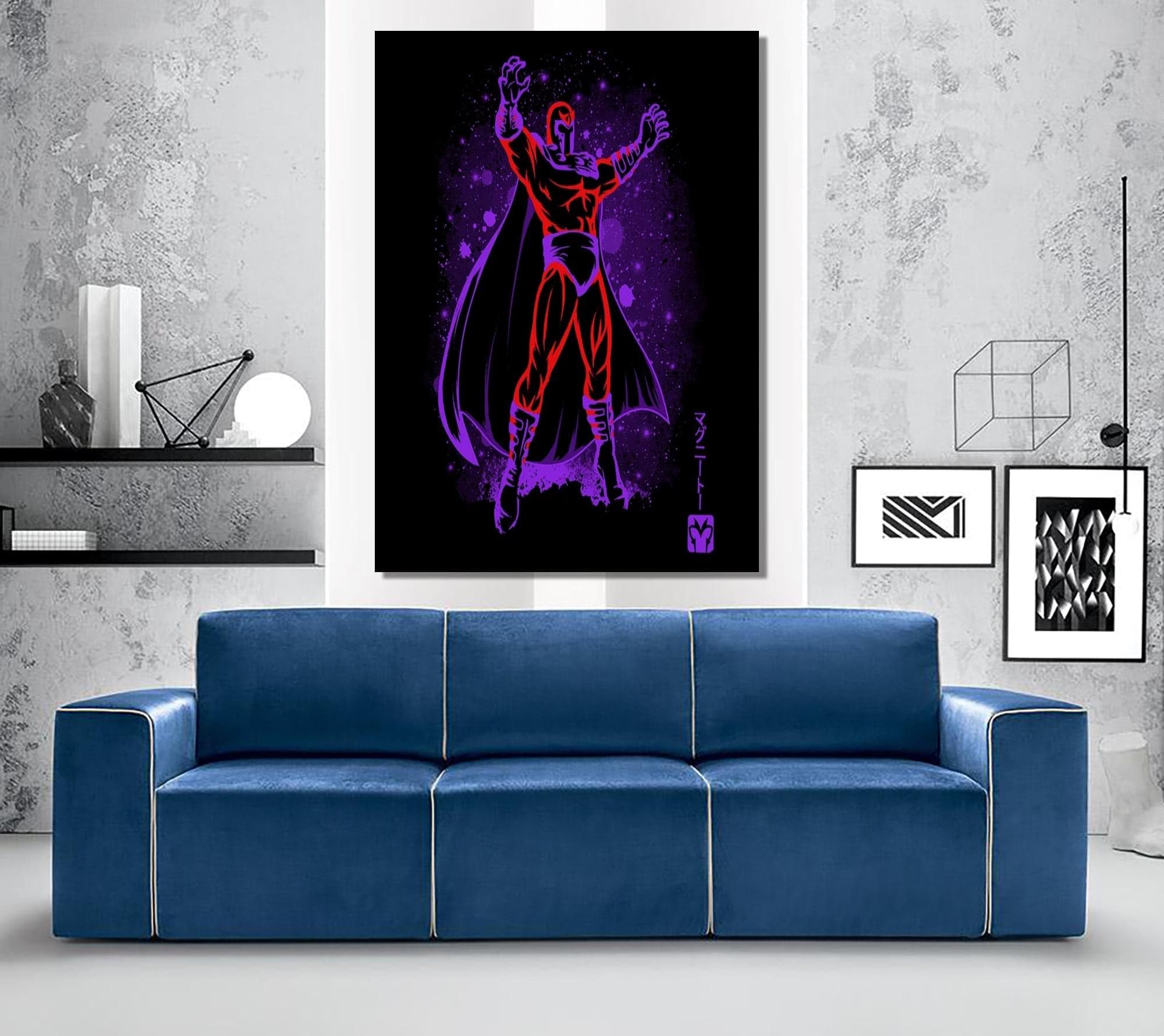 Magneto Comic Art Canvas Print: X-Men Wall Decor - image 4