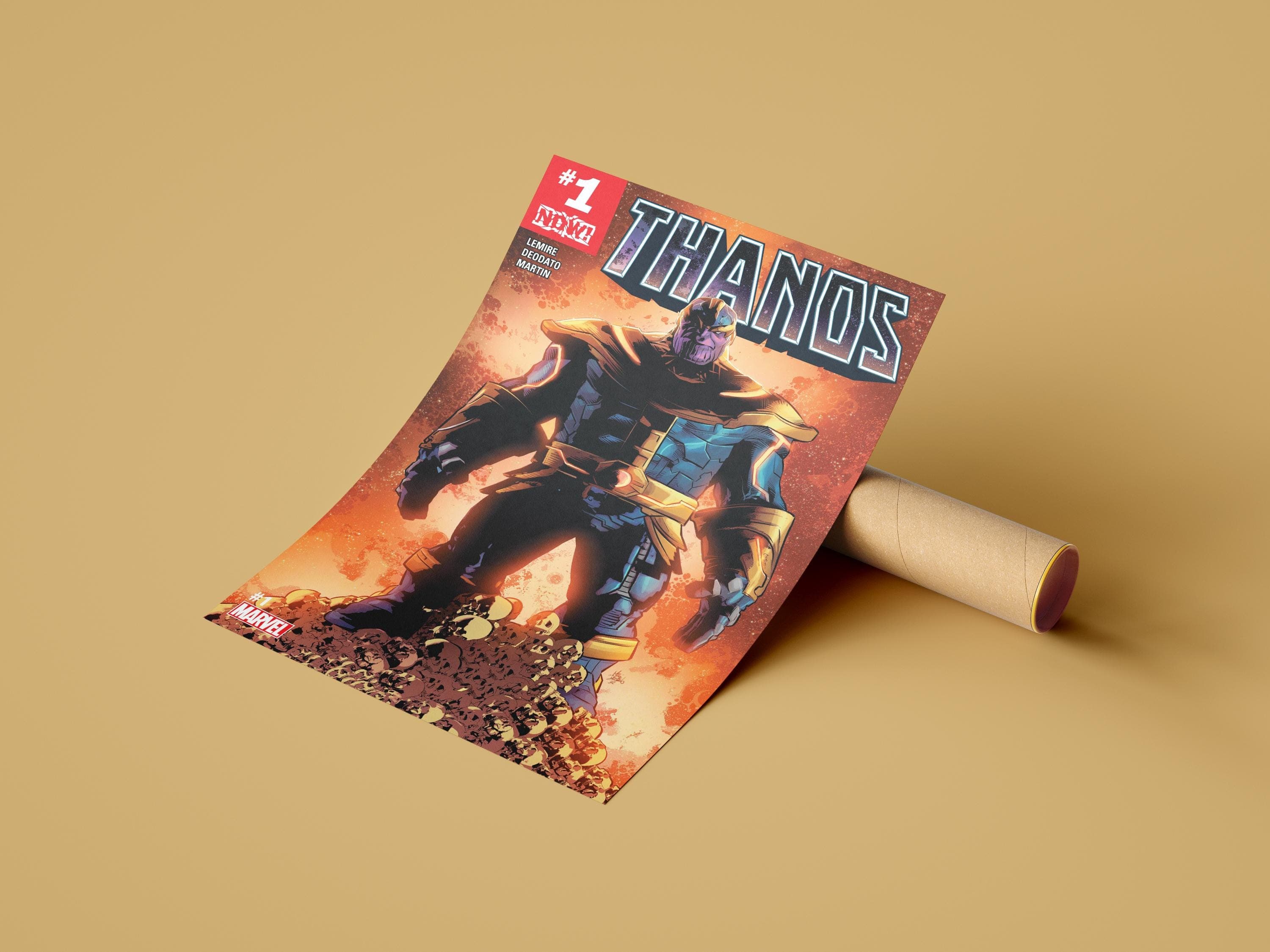 Retro Superhero Comic Book Canvas Art Print: No. 1 Cover - image 4