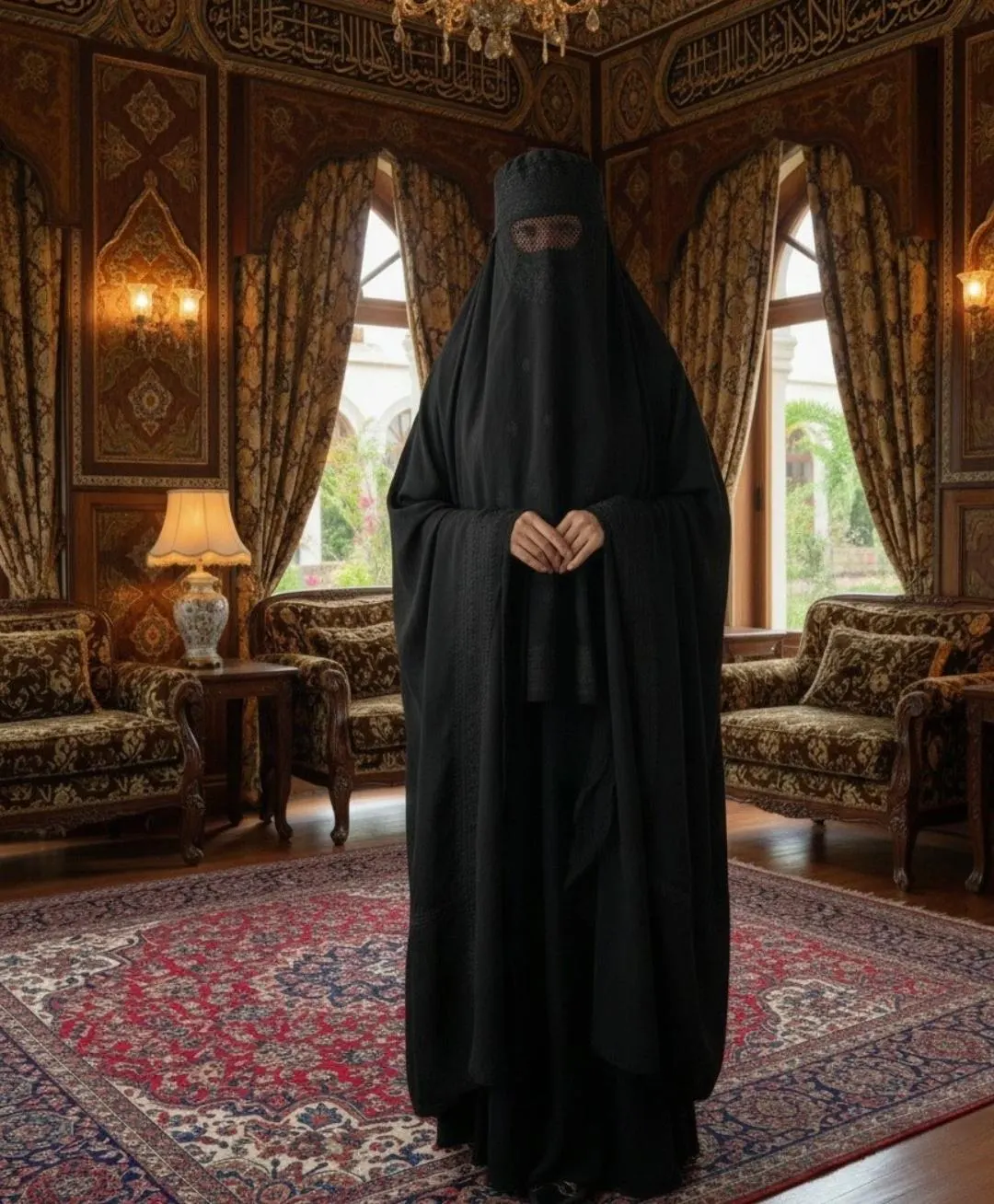 Afghan Traditional Burka - Islamic veil, jilbab, full body hijab